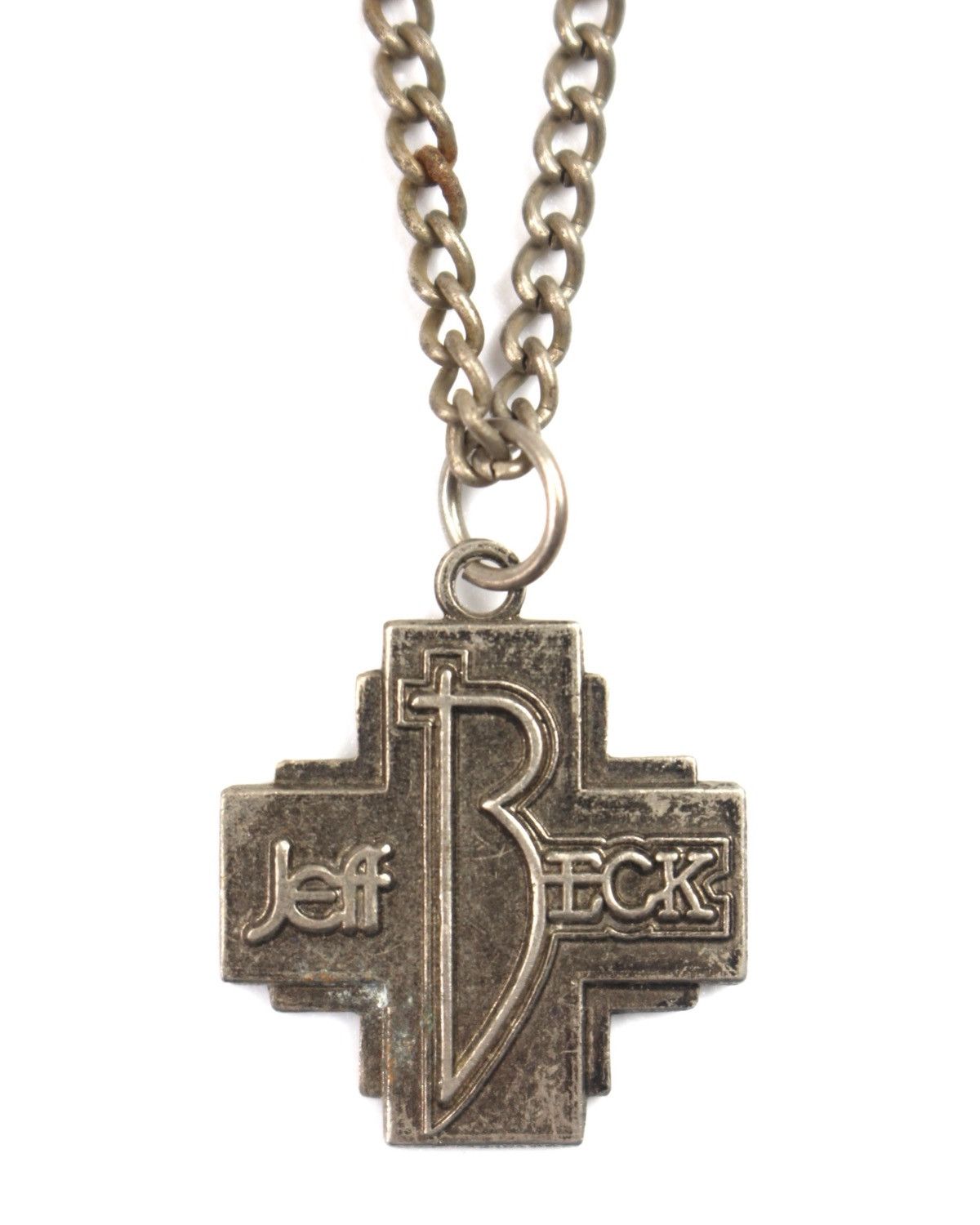 Hysteric Glamour 1980S JEFF BECK ROCK LEGEND ART DECO CROSS PENDANT NECKLACE Size ONE SIZE - 1 Thumbnail