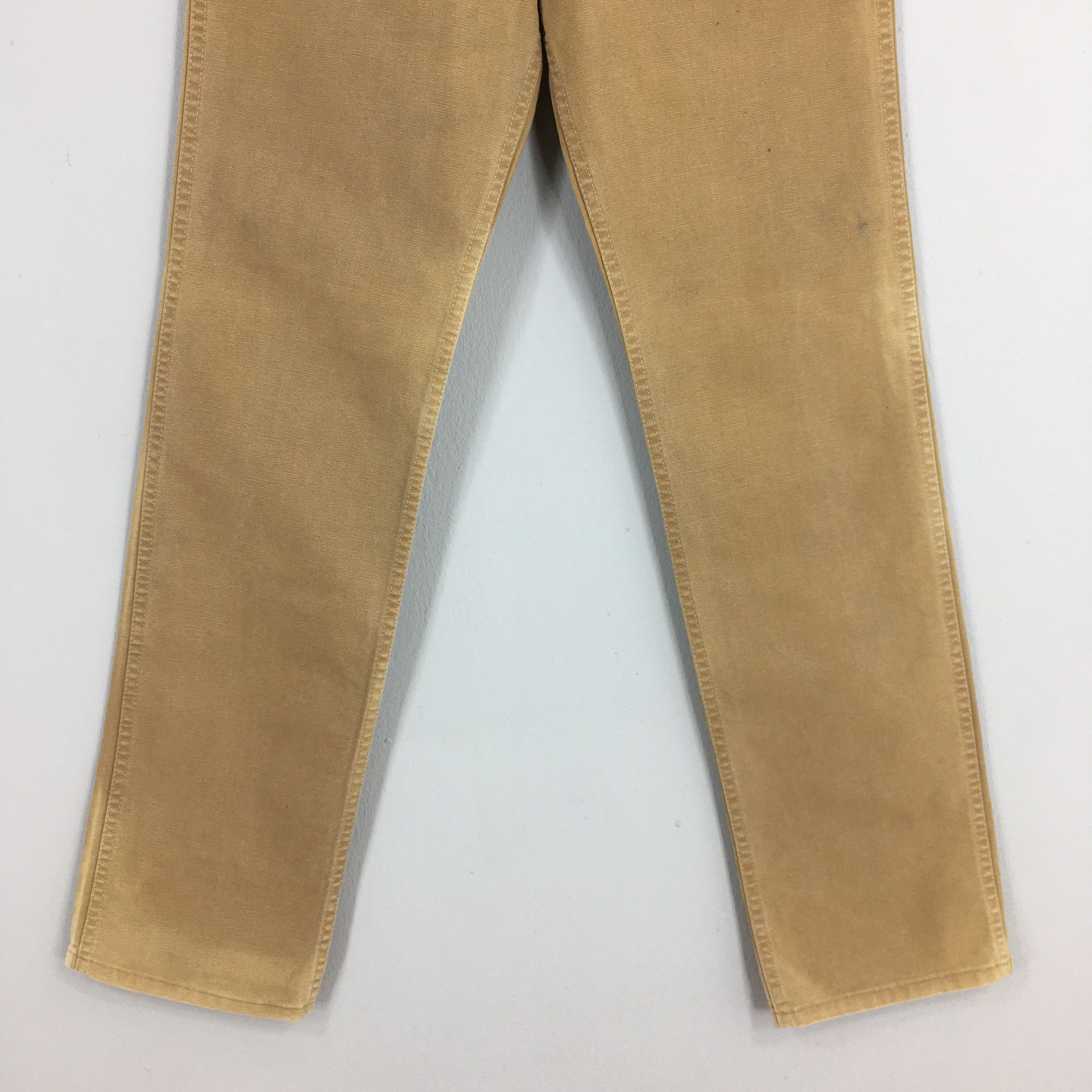 Carhartt Size 28x23Vintage 1980s Carhartt Carpenter Beige Jeans S429 Size US 28 / EU 44 - 4 Thumbnail