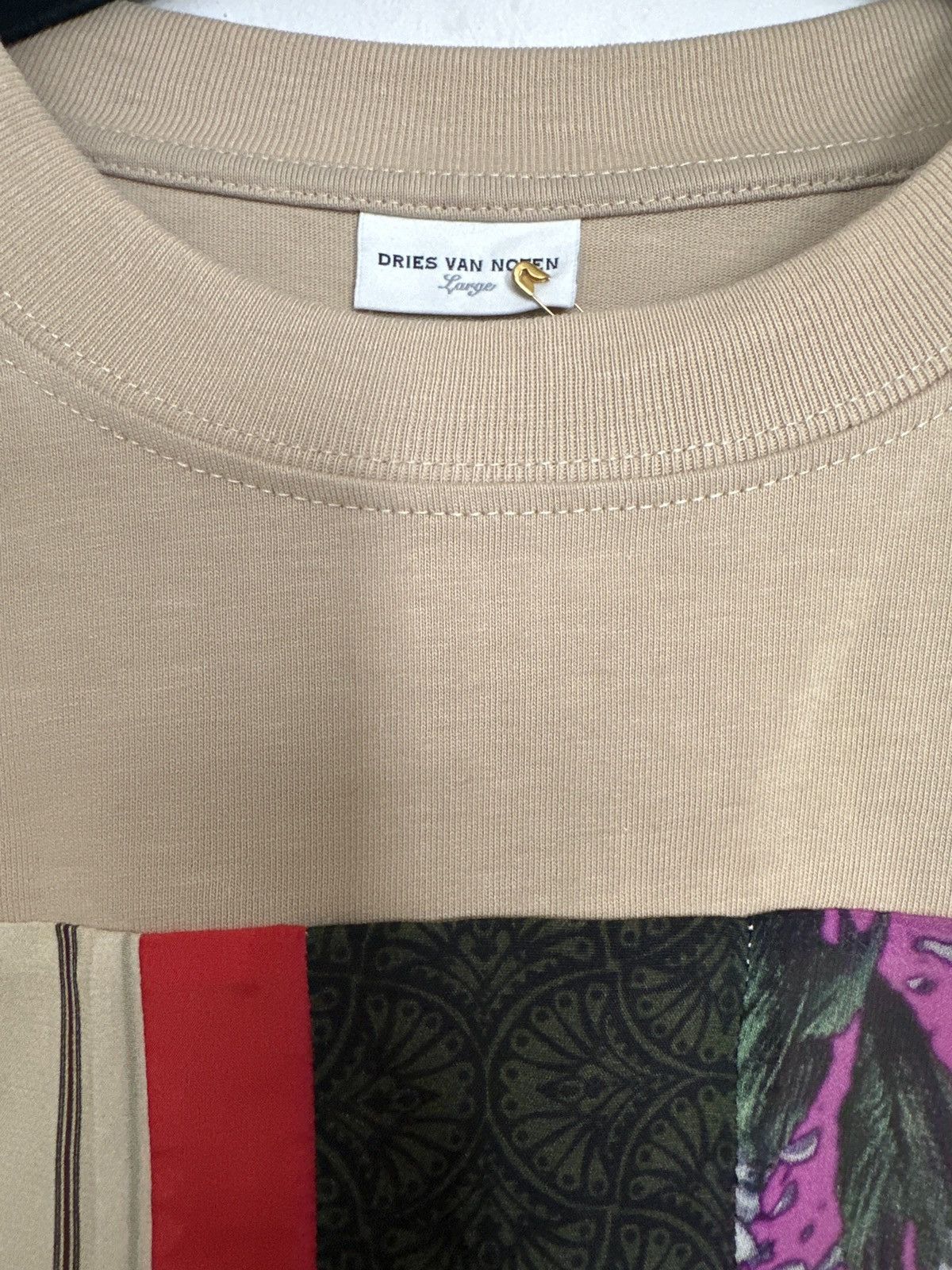 Dries Van Noten Dries Van Noten Patchwork Oversized Top Size US L / EU 52-54 / 3 - 4 Thumbnail
