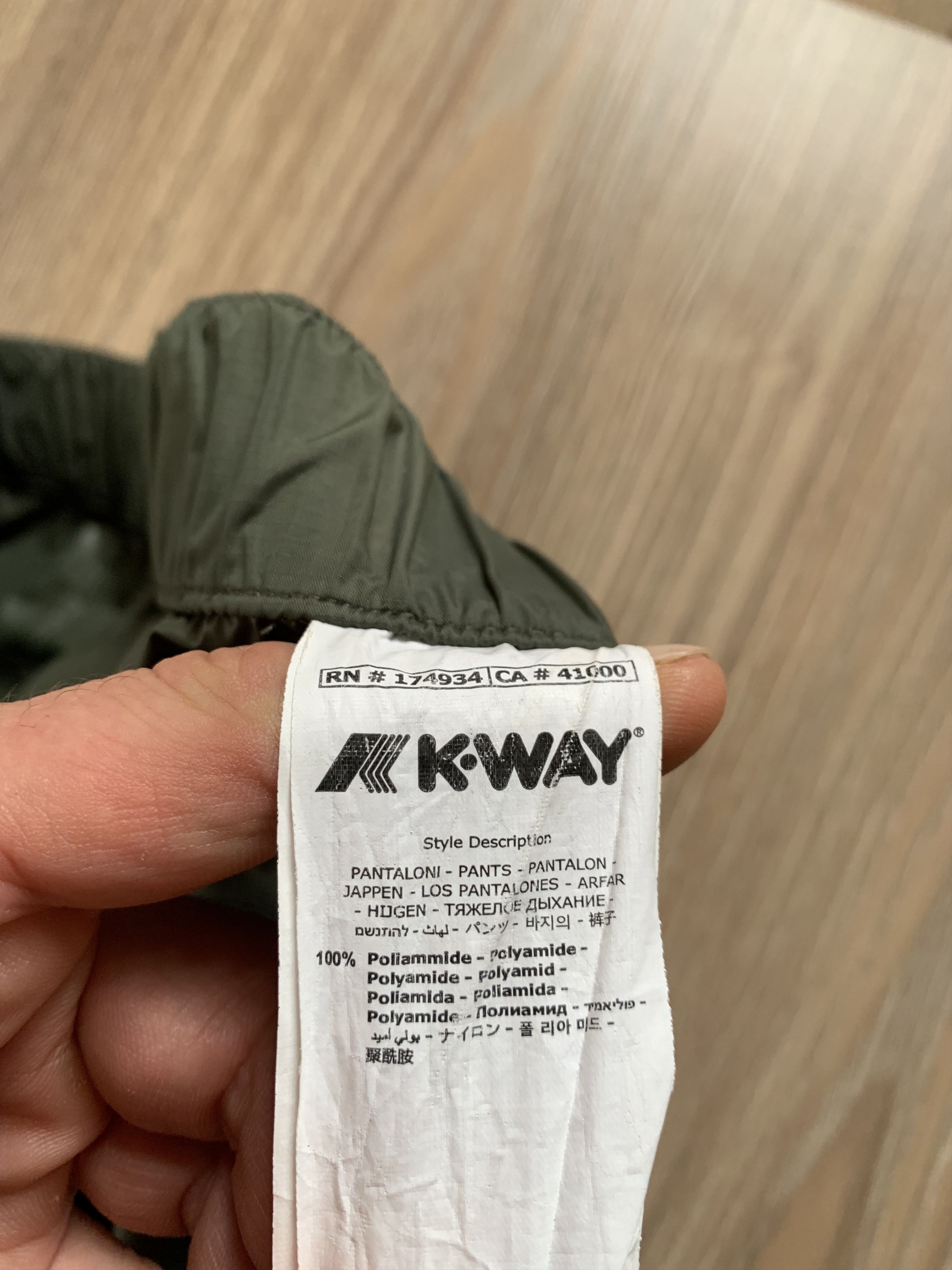 K-Way K Way Outdoor Adventure Waterproof Pants Trousers Size US 30 / EU 46 - 8 Thumbnail