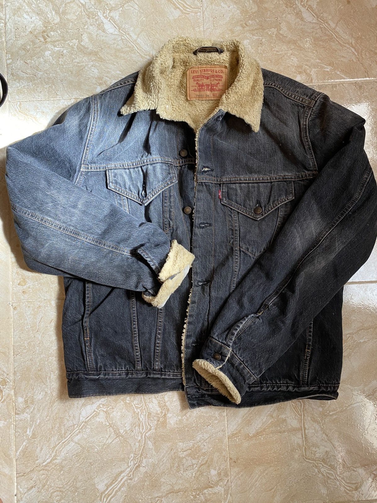 Levi's Vintage Lévis denim jacket Size US L / EU 52-54 / 3 - 2 Thumbnail