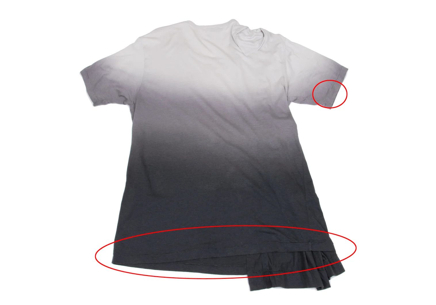 Yohji Yamamoto Yohji Yamamoto Dyed Tuck Transition Gradient T-shirt Size US M / EU 48-50 / 2 - 14 Thumbnail