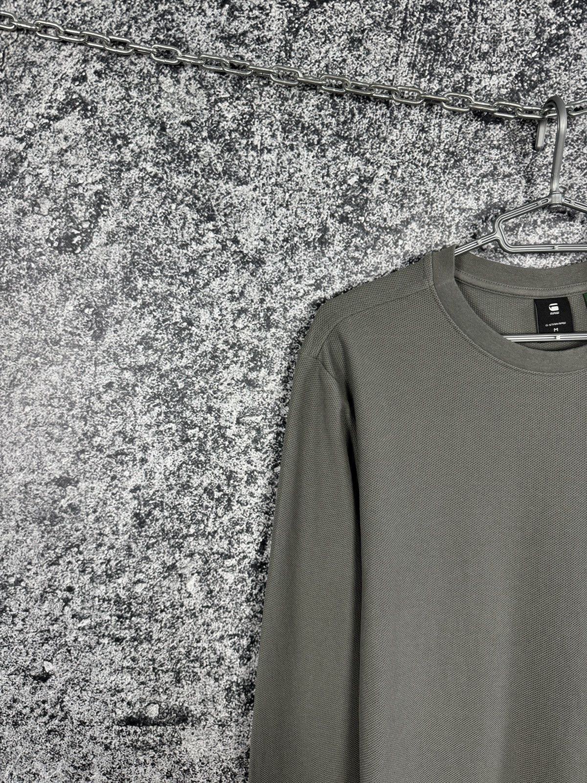 G-Star G-Star Raw Lash R T Long Sleeve Waffle Light Sweatshirt Sz M Size US M / EU 48-50 / 2 - 3 Thumbnail