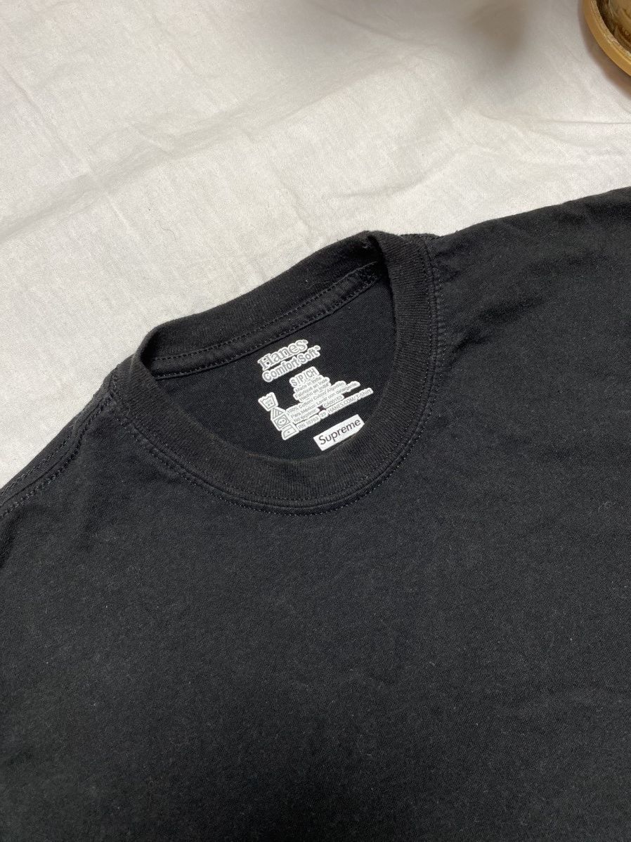 Supreme × Vetements Supreme hanes t shirt black S Size US S / EU 44-46 / 1 - 2 Thumbnail