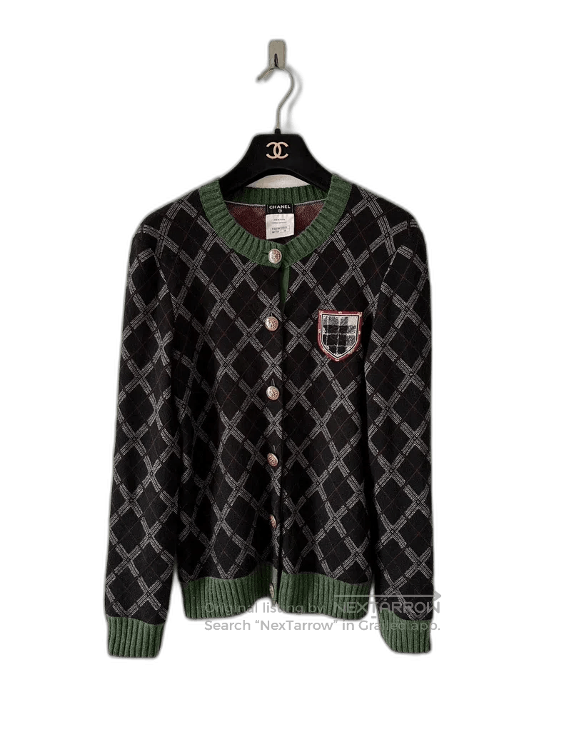 Chanel Chanel Green and Black British. Size US M / EU 48-50 / 2 - 1 Thumbnail