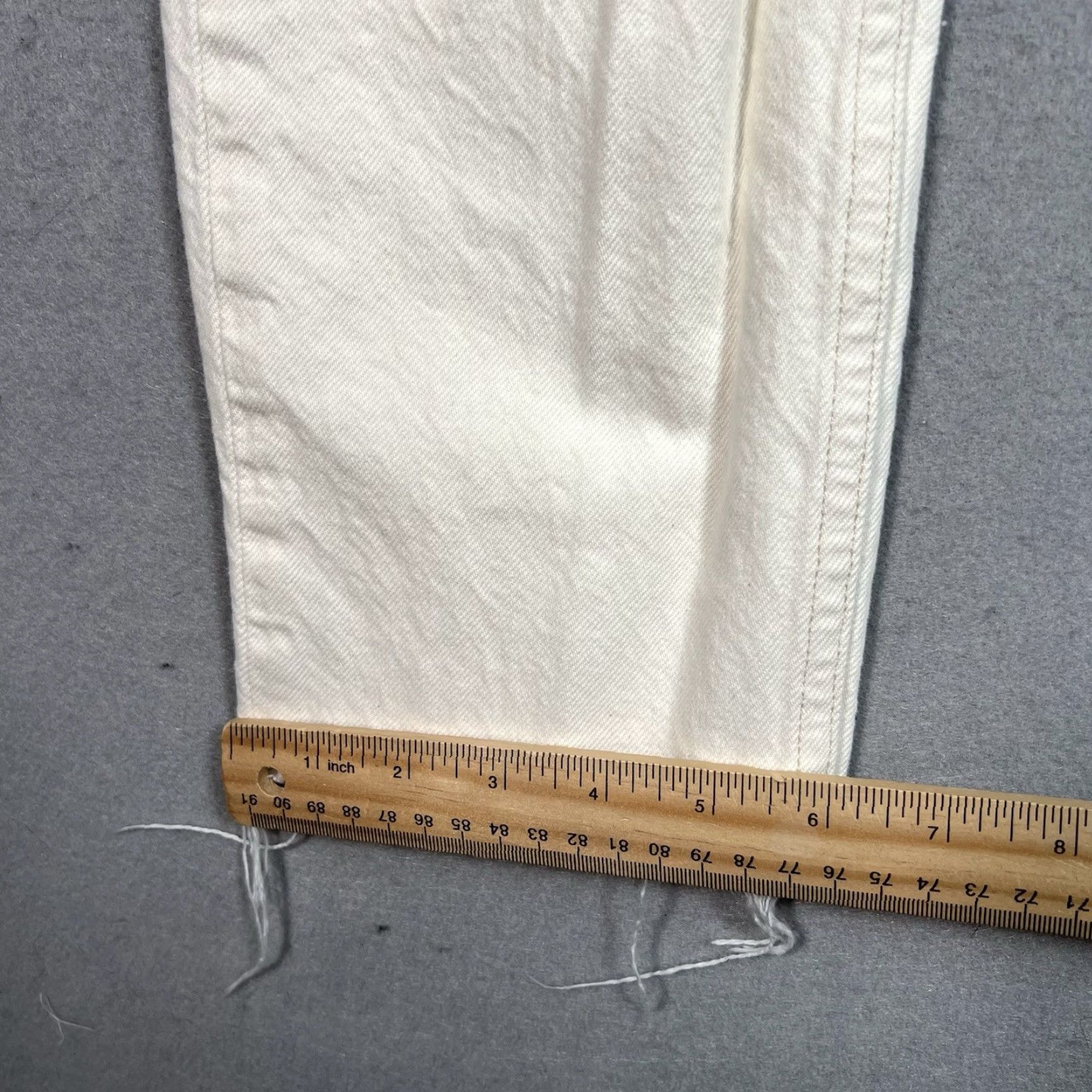 Rag & Bone Rag & bone Womens Jeans 26 White Organic Cotton Rosa Mid-Rise Boyfriend Rip Knee Jeans Size 24" / US 00 / IT 34 - 6 Thumbnail