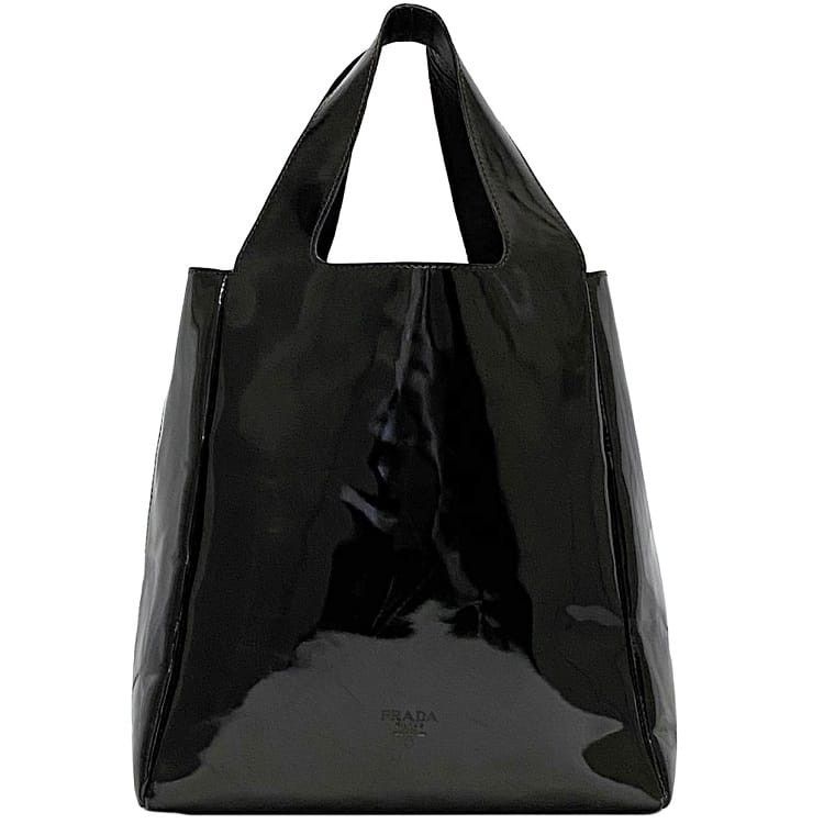 Prada PRADA Tote Bag Black Leather Size ONE SIZE - 1 Thumbnail