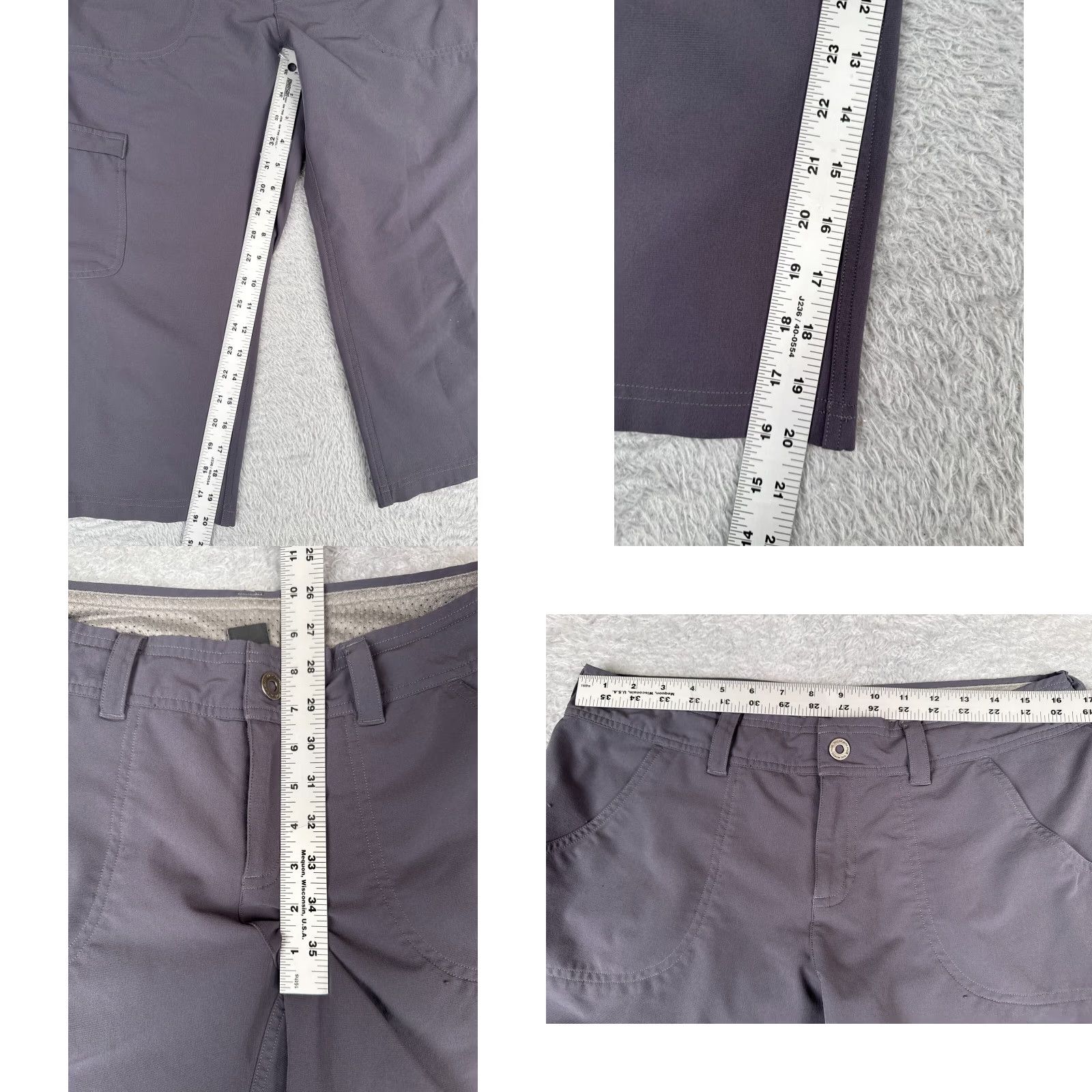 The North Face The North Face Pants Womens 10 Gray Capri Crop Polyester Blend Hike Camp 32x20 Size 32" / US 10 / IT 46 - 8 Thumbnail