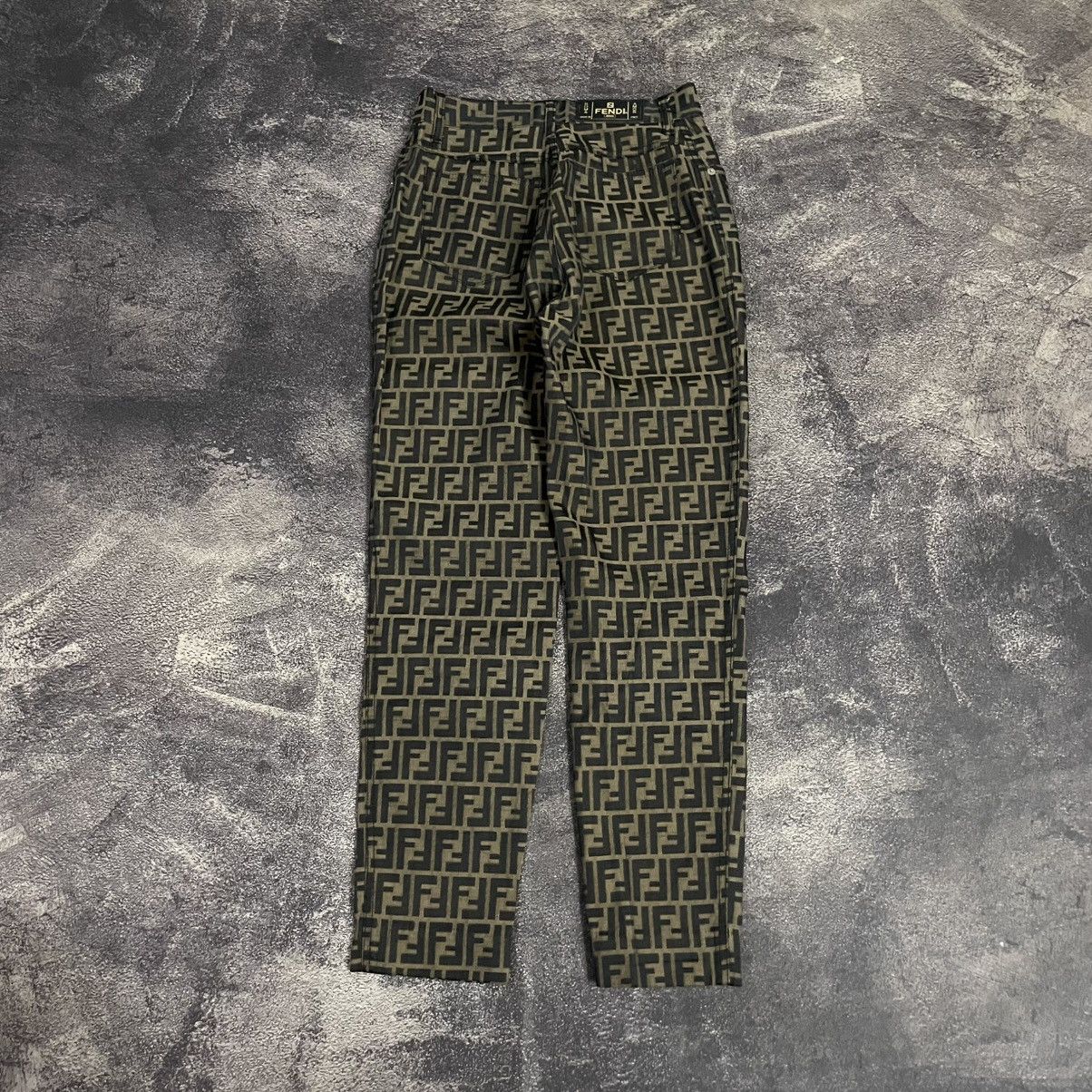 Fendi Fendi monogram jeans Size 29" - 1 Thumbnail