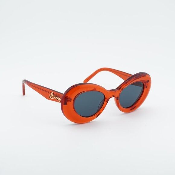 Loewe Loewe LW40112I 66V Sunglasses Red Butterfly Frame, Blue Size ONE SIZE - 5 Thumbnail