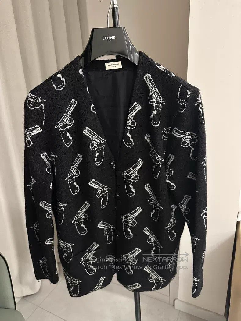 Saint Laurent Paris Saint Laurent Paris Revolver wool cardigan Size US XS / EU 42 / 0 - 1 Thumbnail
