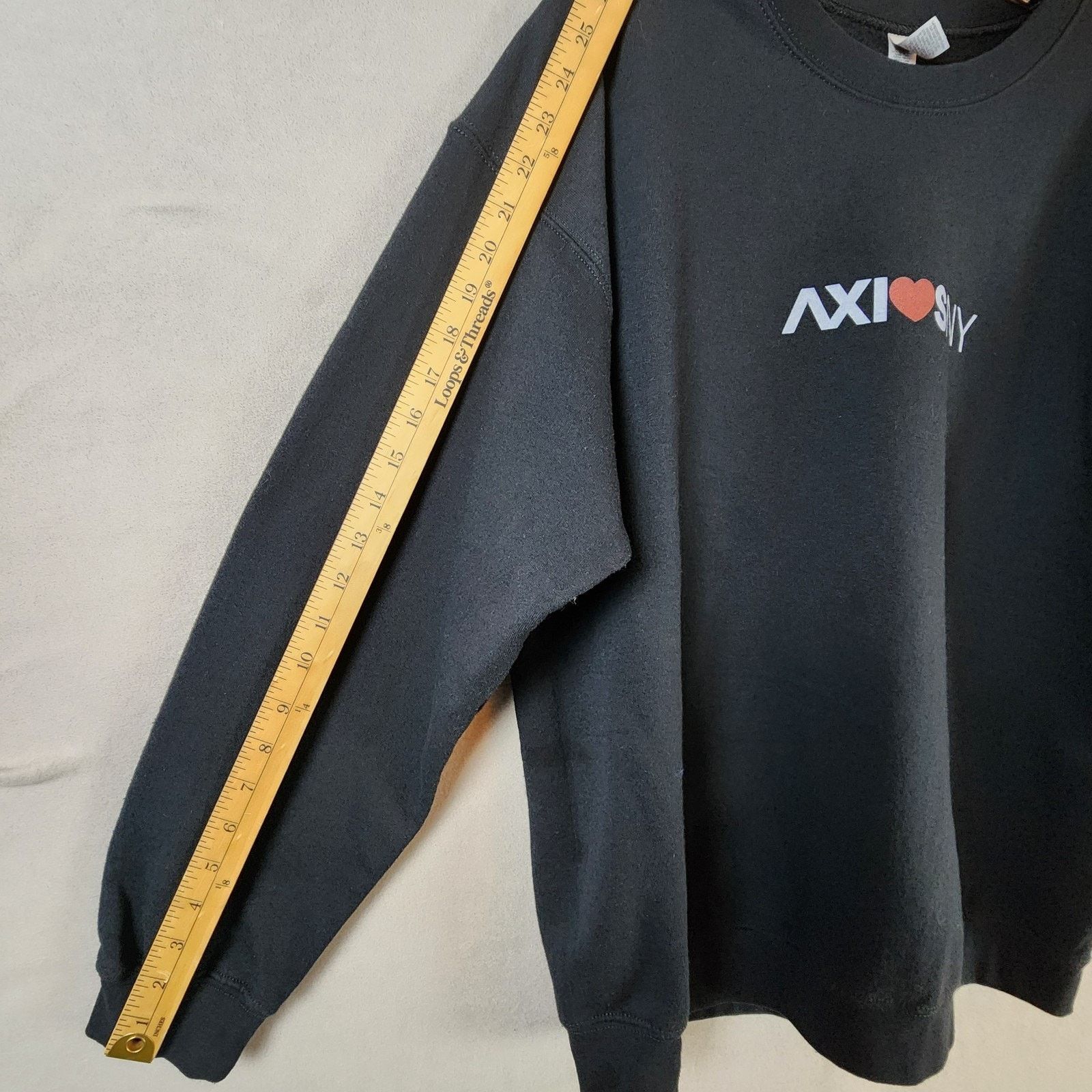 Gildan AXISNY Gildan Heavy Blend Sweatshirt Unisex Large Black Size US L / EU 52-54 / 3 - 4 Thumbnail