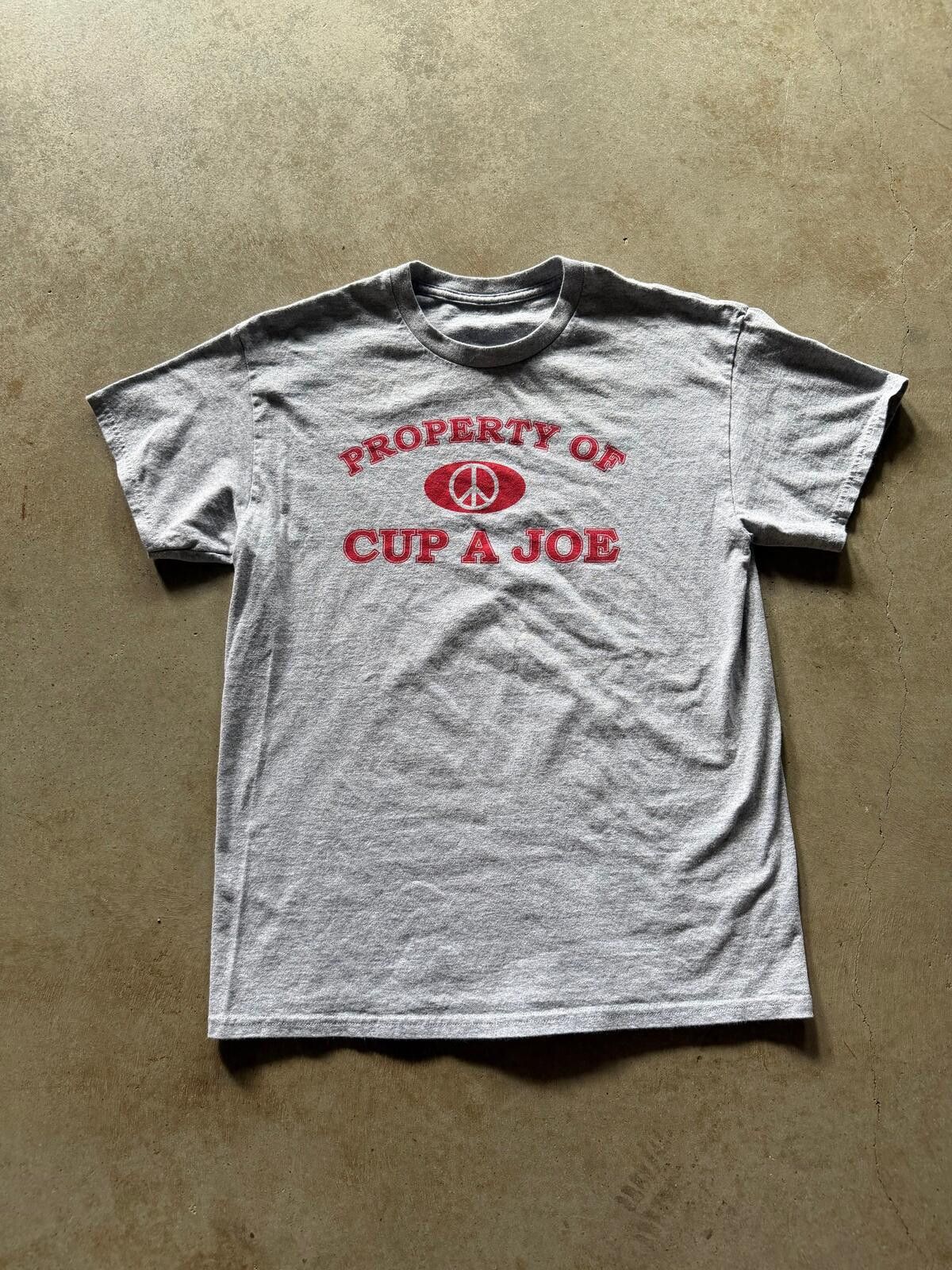 Vintage VTG Property Of Cup A Joe Tee Sz M Size US M / EU 48-50 / 2 - 1 Thumbnail