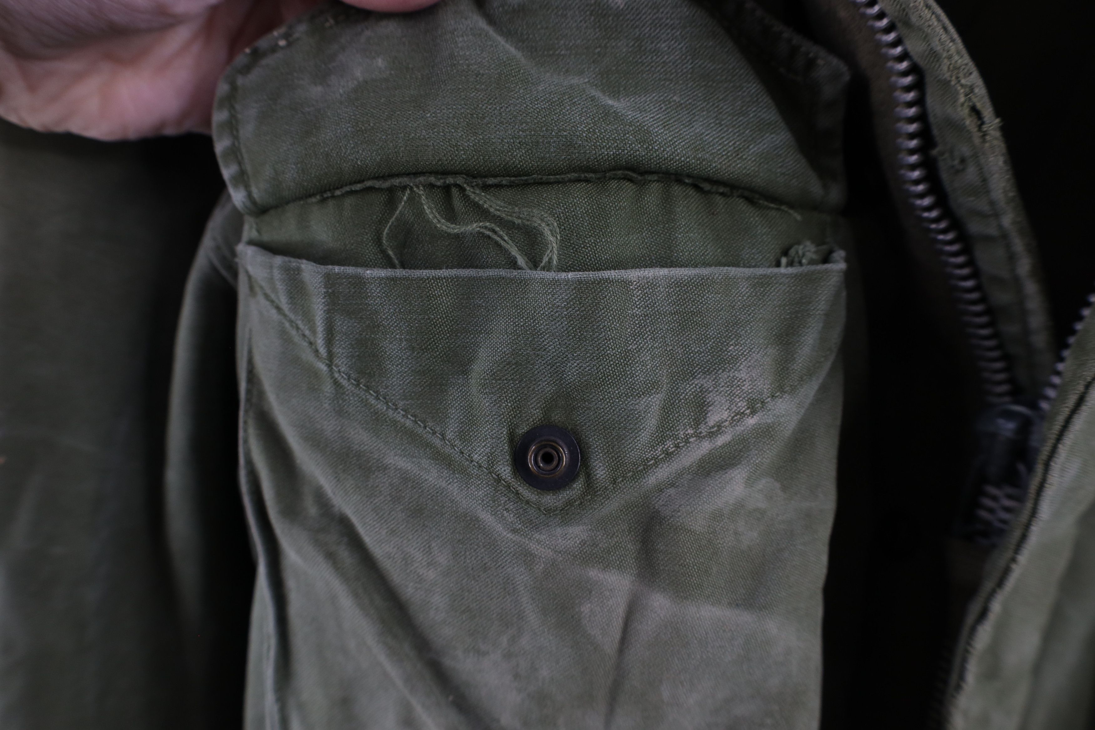 Vintage Vintage 50s Korean War M-1951 Field Shell Jacket Green USA Size US M / EU 48-50 / 2 - 9 Thumbnail