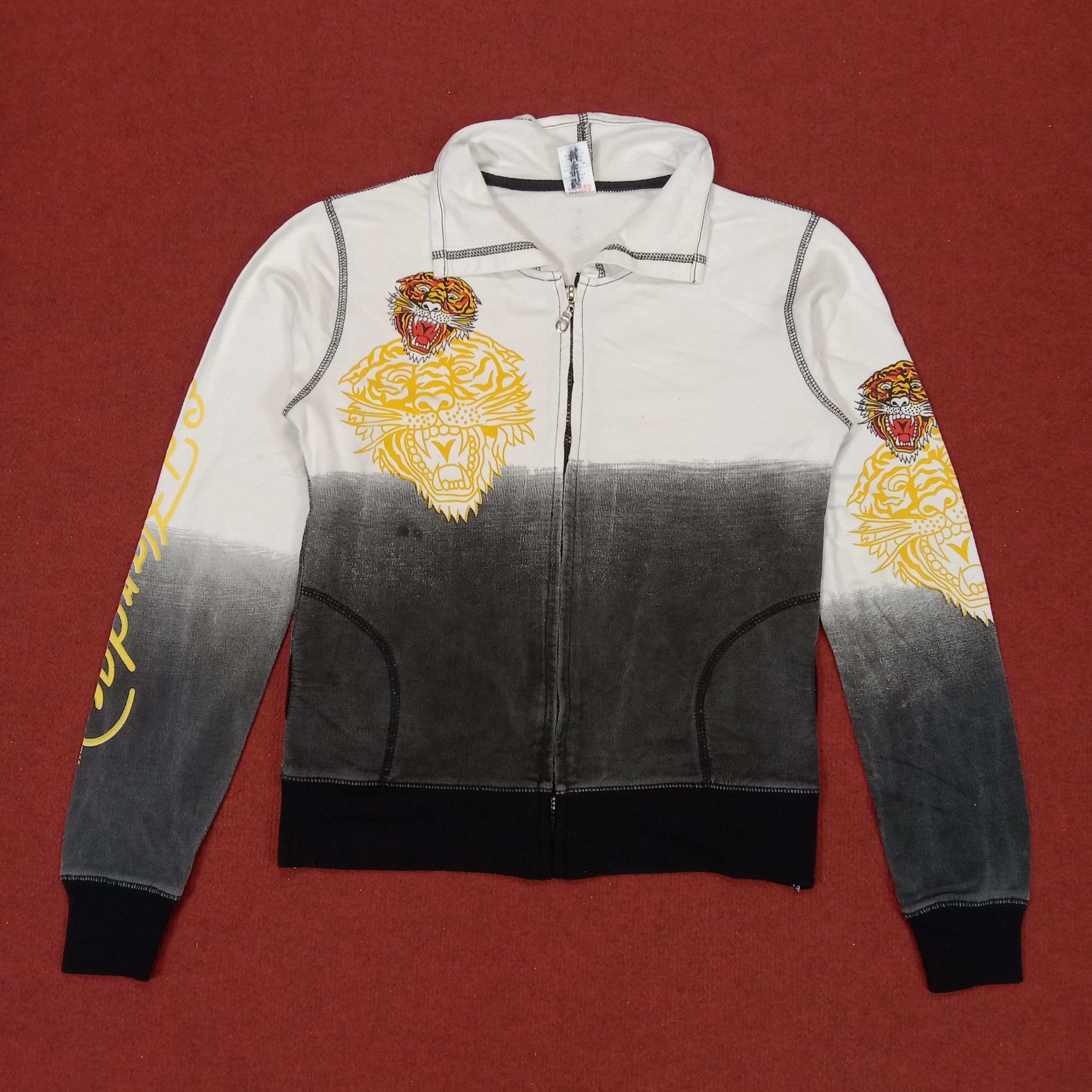 Christian Audigier × Ed Hardy × Vintage Ed Hardy Tiger Design Streetwear Style Sweater Size S / US 4 / IT 40 - 4 Thumbnail