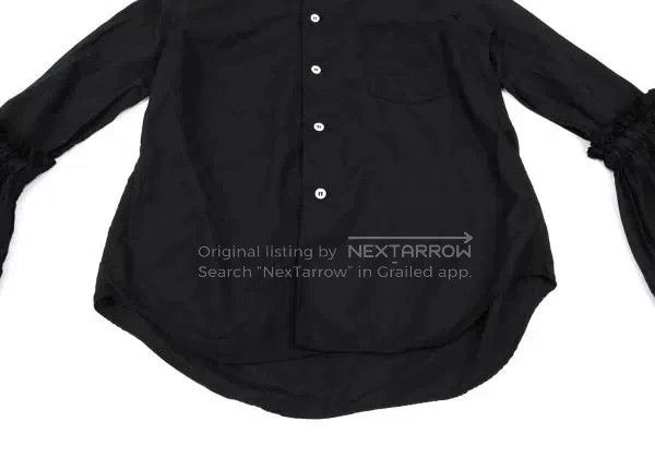 Comme des Garcons Comme Des Garcons Black retro flared sleeve blouse Size S / US 4 / IT 40 - 6 Thumbnail