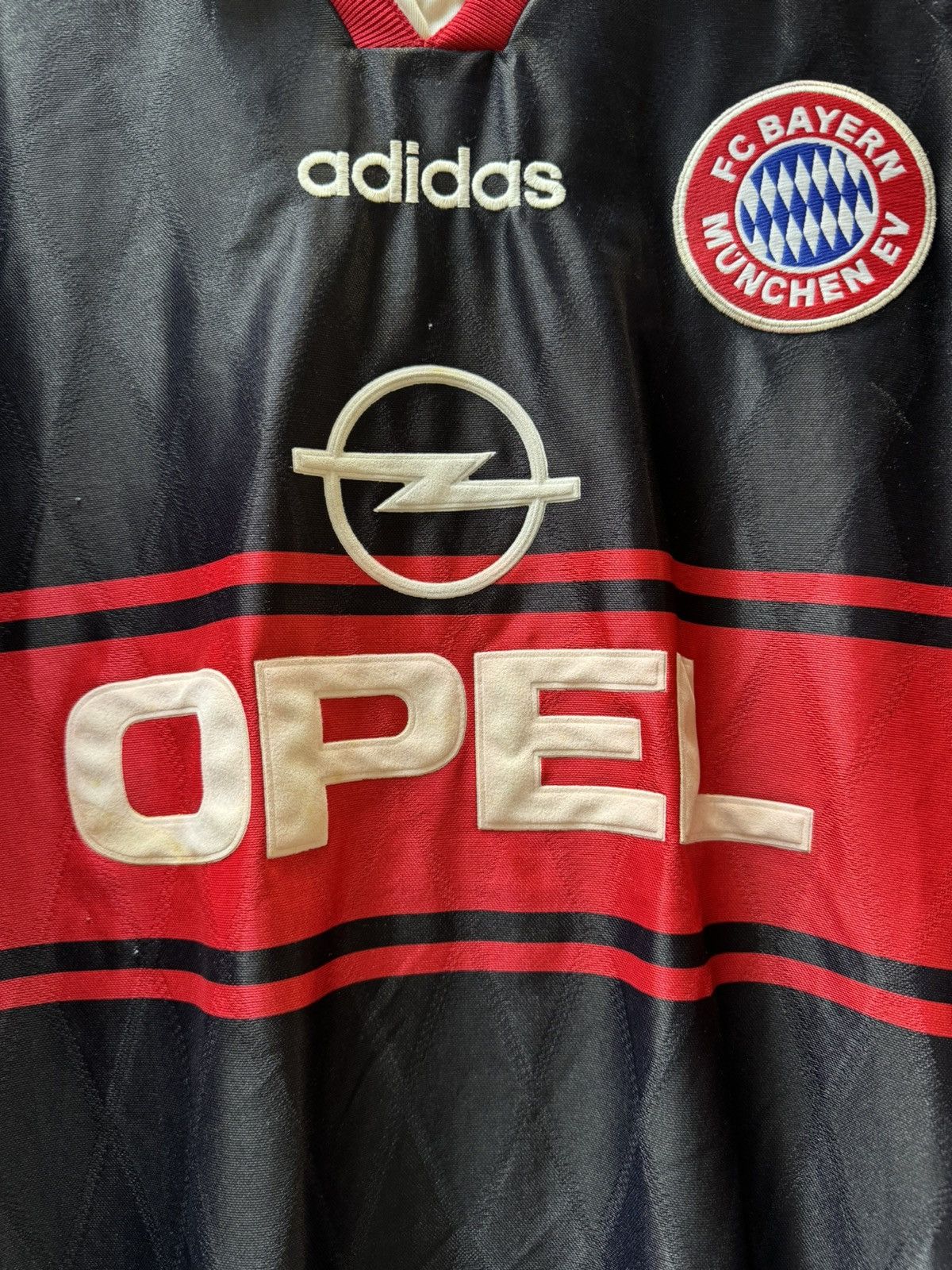 Adidas × Vintage Bayern Munich Munchen 1997 Elber Home Soccer Jersey Shirt Size US L / EU 52-54 / 3 - 2 Thumbnail