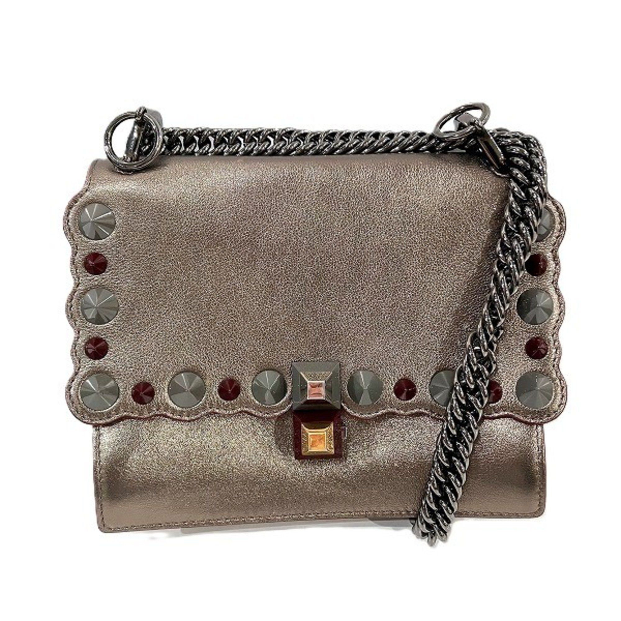 Fendi Canay 8M0381 Bag Shoulder Women's in Brown
