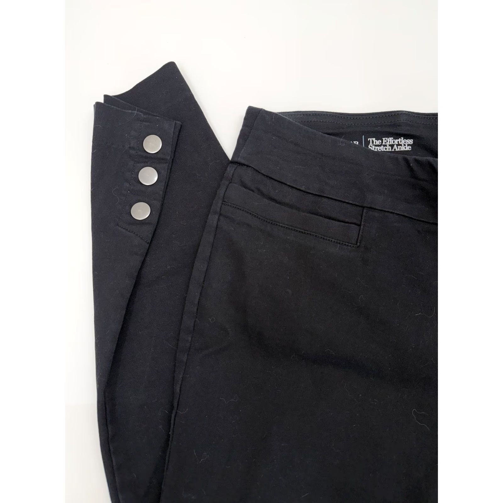 Croft & Barrow Croft & Barrow Womens Dress Pants Size 16 Reg Black Effortless Stretch Ankle Pants Size 38" / US 16 / IT 52 - 2 Thumbnail