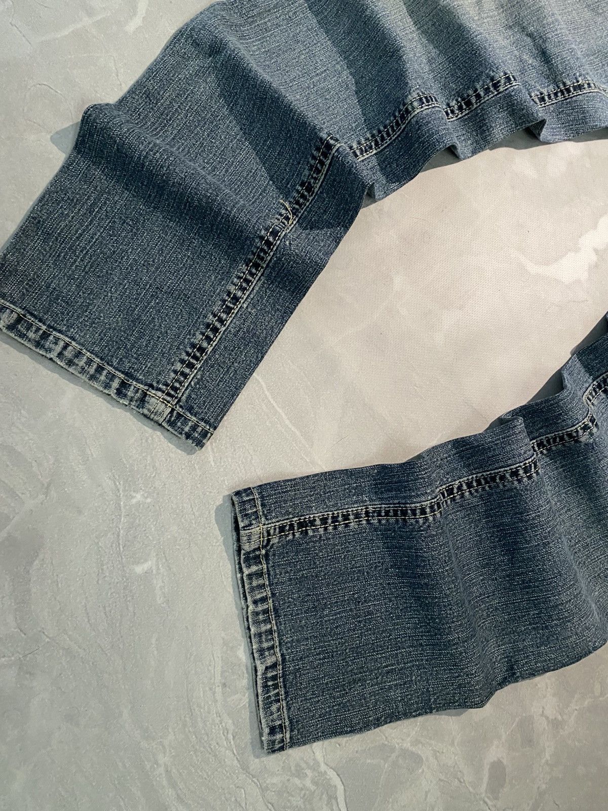 Japanese Brand Rare Washed Distressed Slim Jean / Number Nine Style Size US 33 - 5 Thumbnail