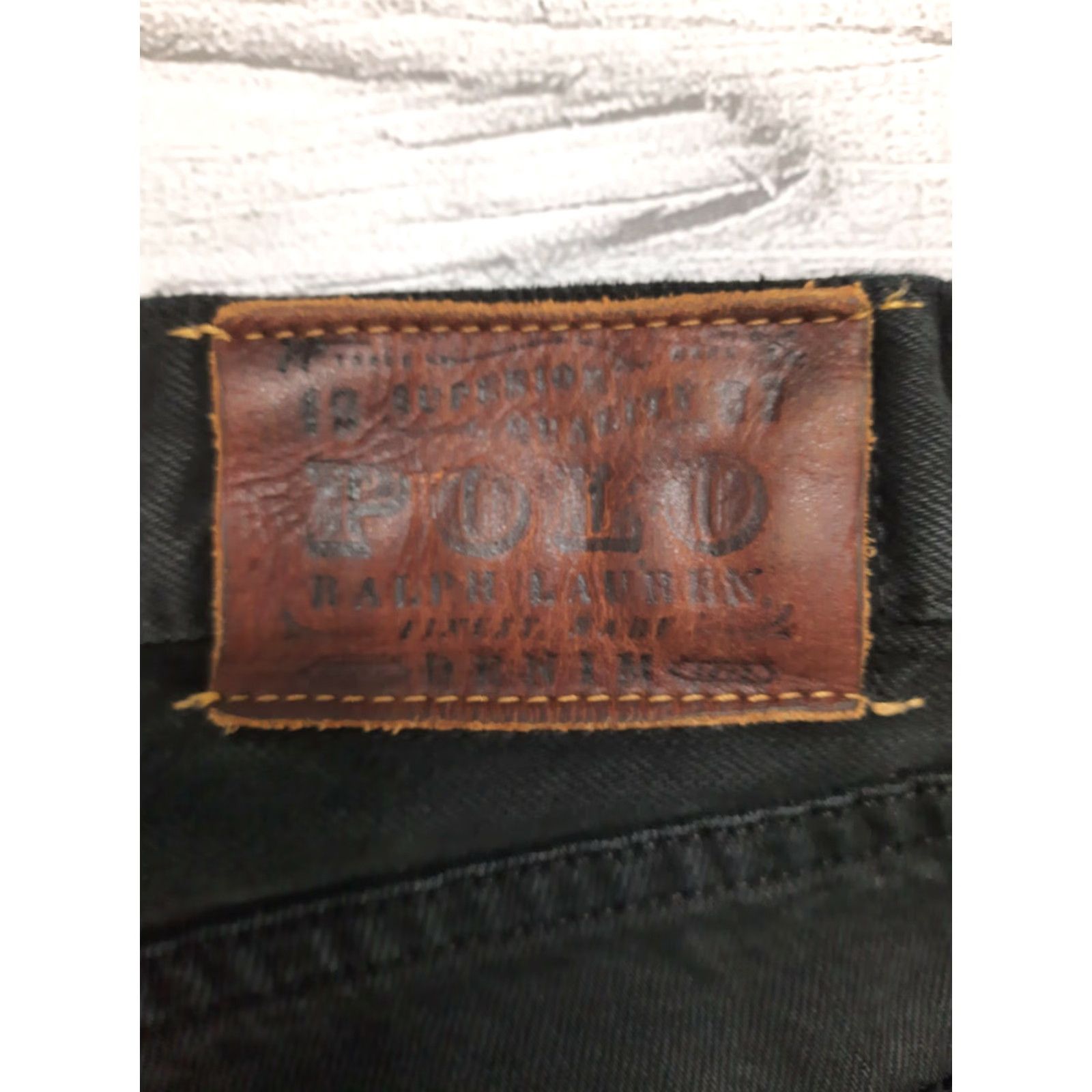 Polo Ralph Lauren Polo Ralph Lauren Jeans Mens 34X32 Black Cotton 100% Cotton Straight Regular Denim M2M Size US S / EU 44-46 / 1 - 4 Thumbnail
