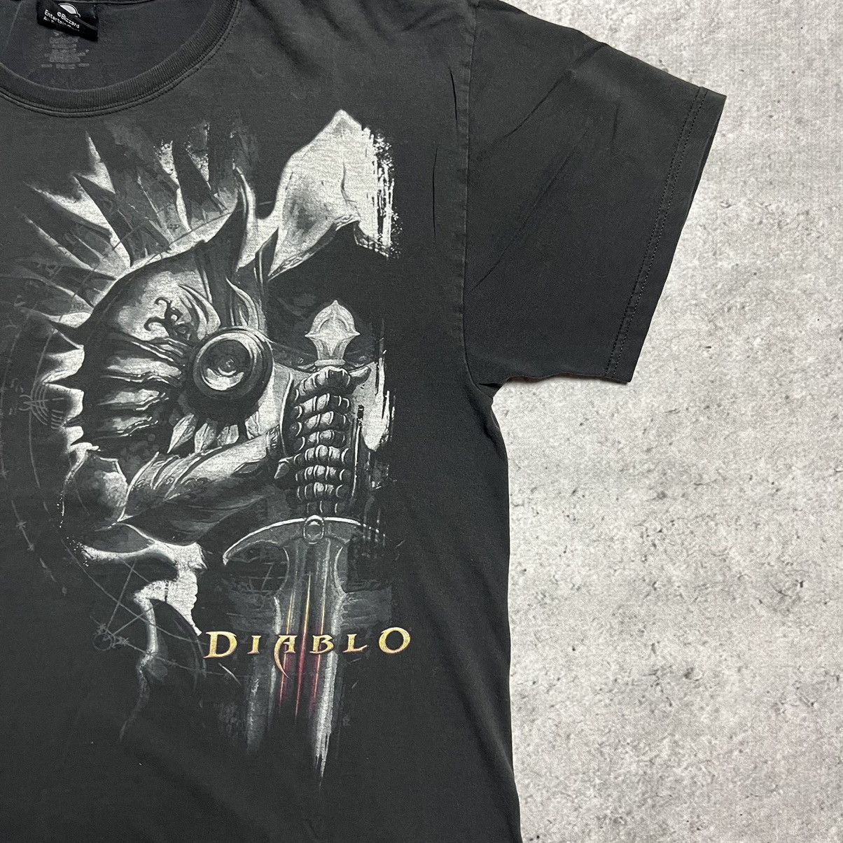 Playstation × Vintage Vintage Blizzard Diablo 3 game tee rare print 2000s y2k Size US L / EU 52-54 / 3 - 3 Thumbnail