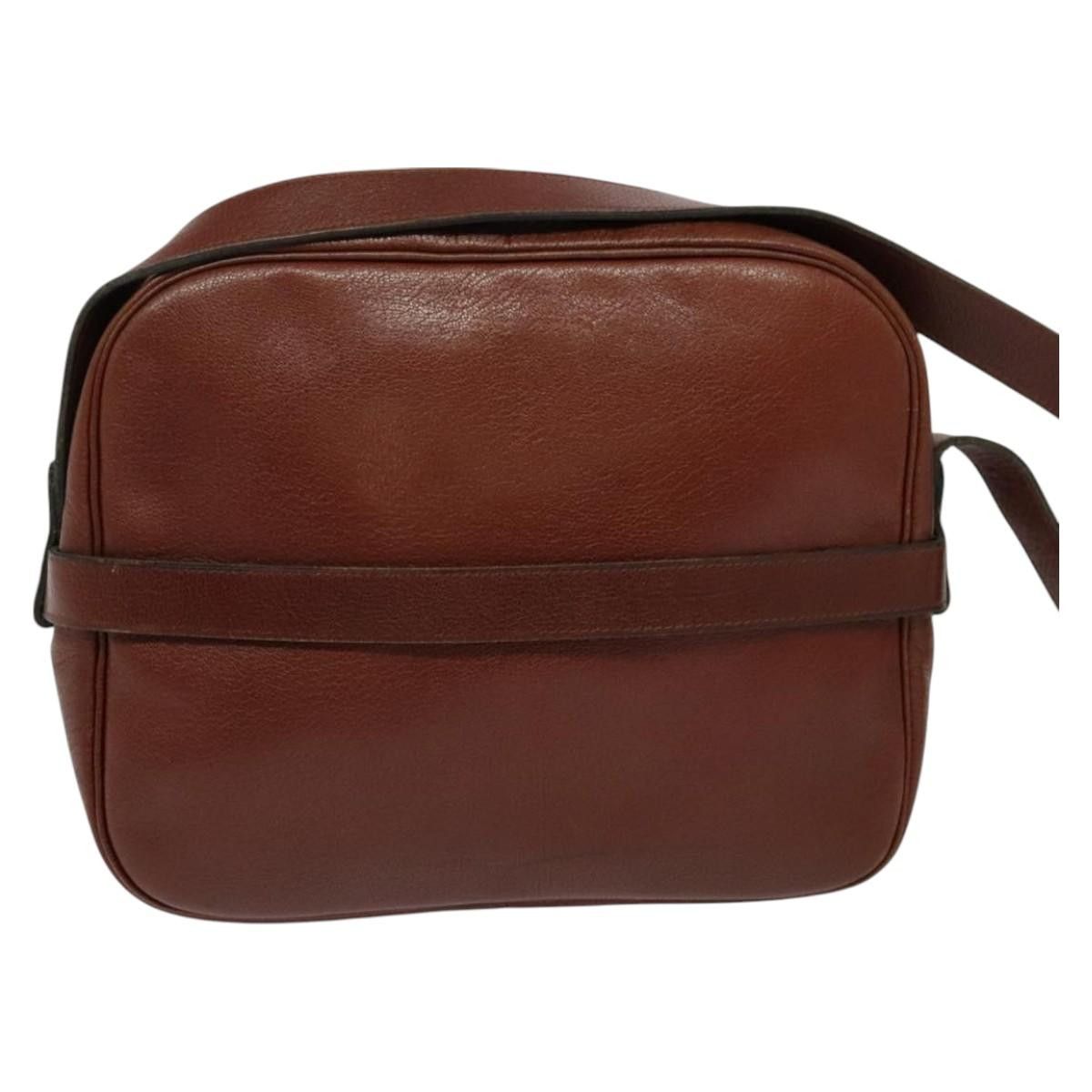 Dior DIOR Shoulder Bag Leather Brown Gold Size ONE SIZE - 3 Thumbnail