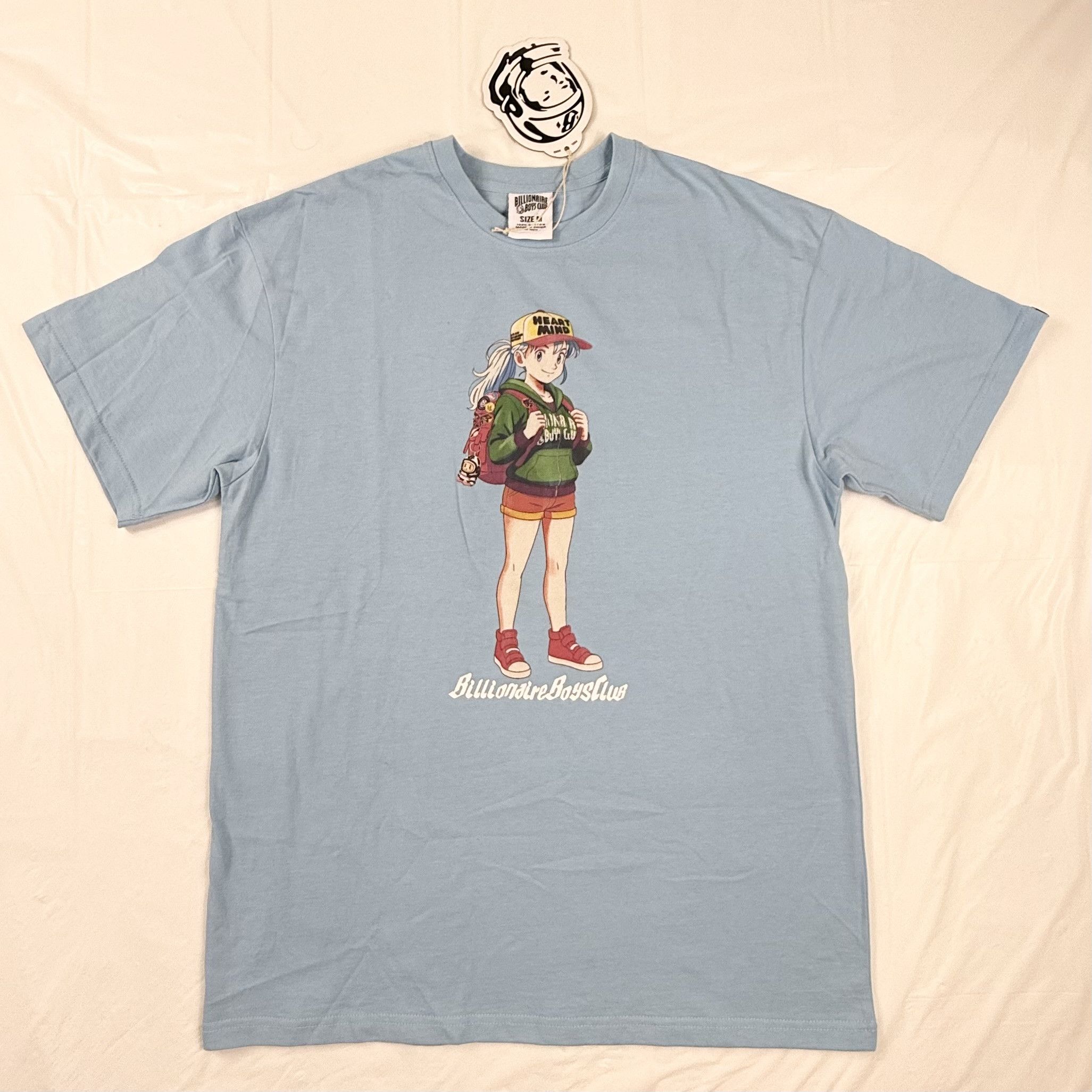 Billionaire Boys Club Billionaire Boys Club Mens Anime T-Shirt Light Blue Size US M / EU 48-50 / 2 - 1 Thumbnail