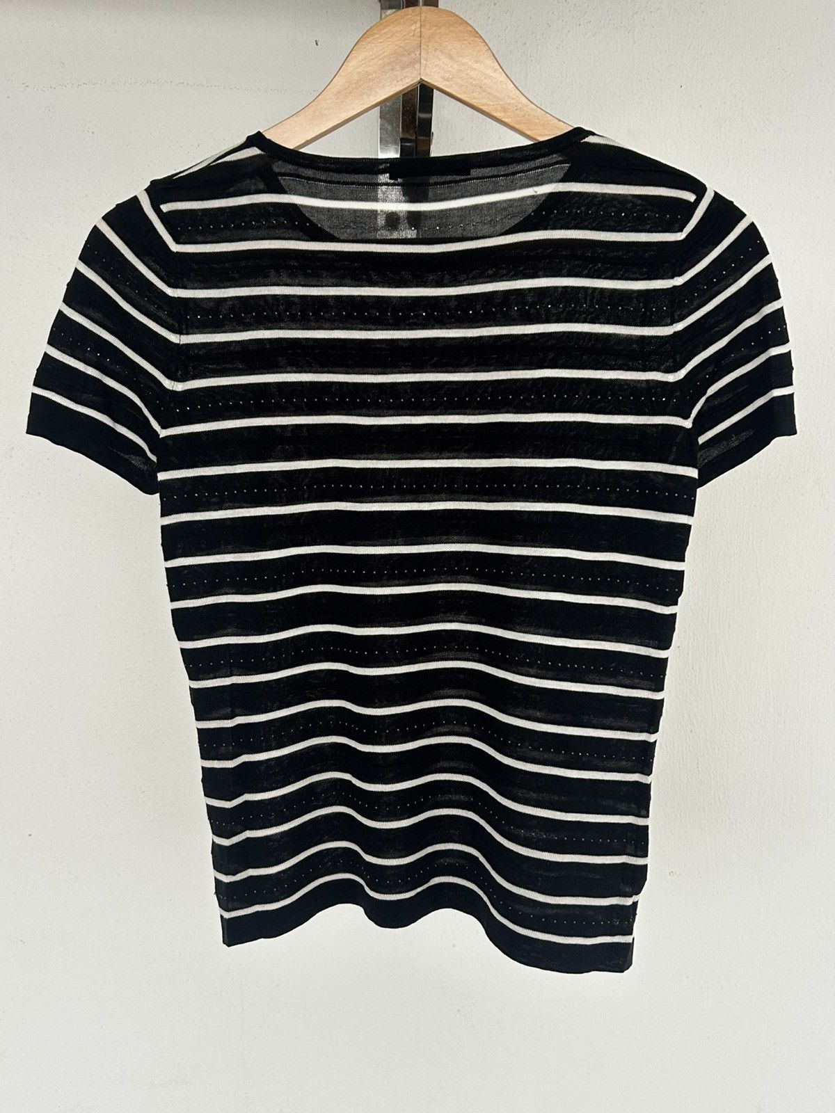 Aquascutum Aquascutum Vintage Japan Stripe Black White Size M / US 6-8 / IT 42-44 - 5 Thumbnail