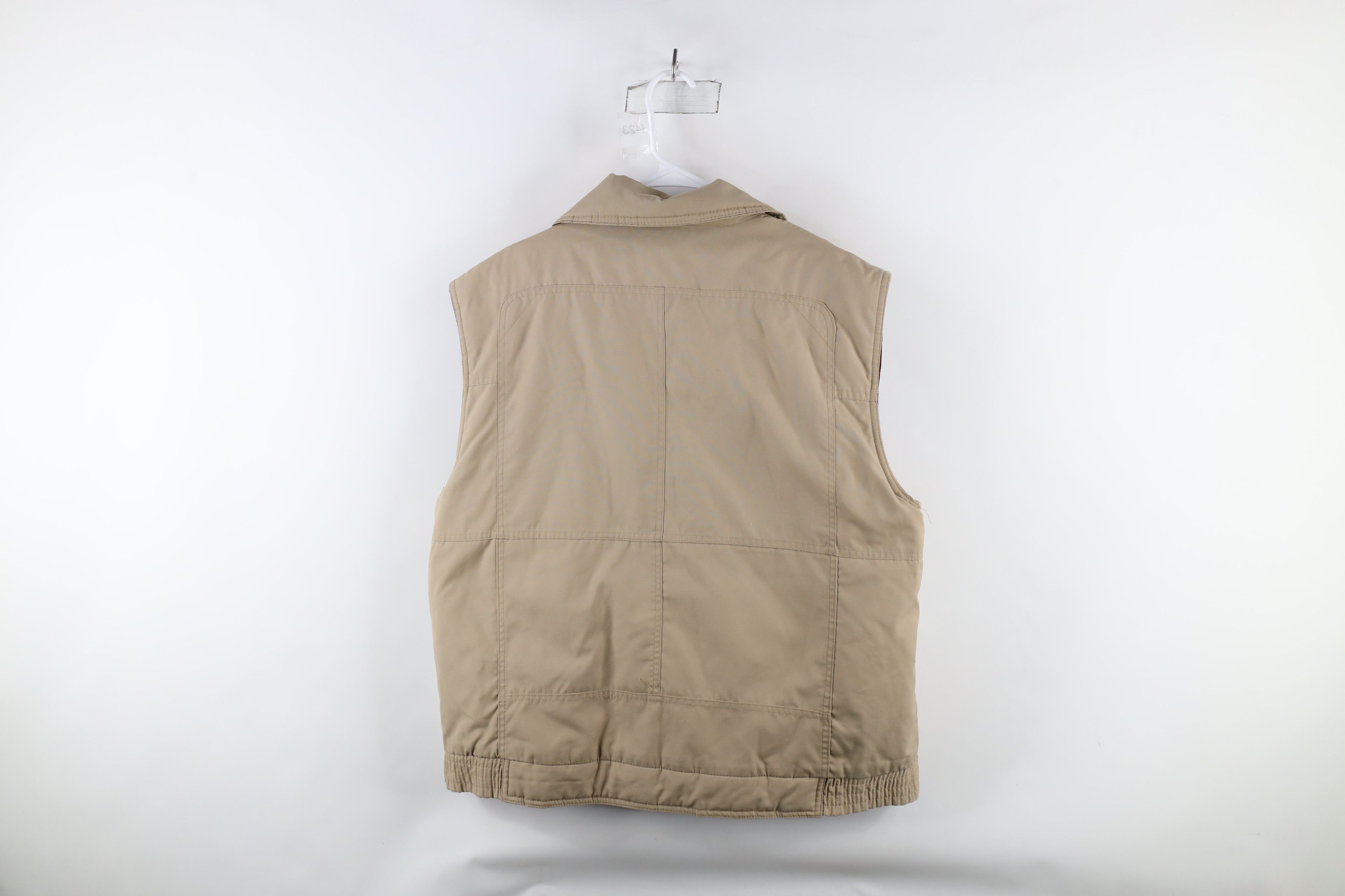 Vintage Vintage 70s Streetwear Lined Full Zip Puffer Vest Jacket Size US XL / EU 56 / 4 - 13 Thumbnail