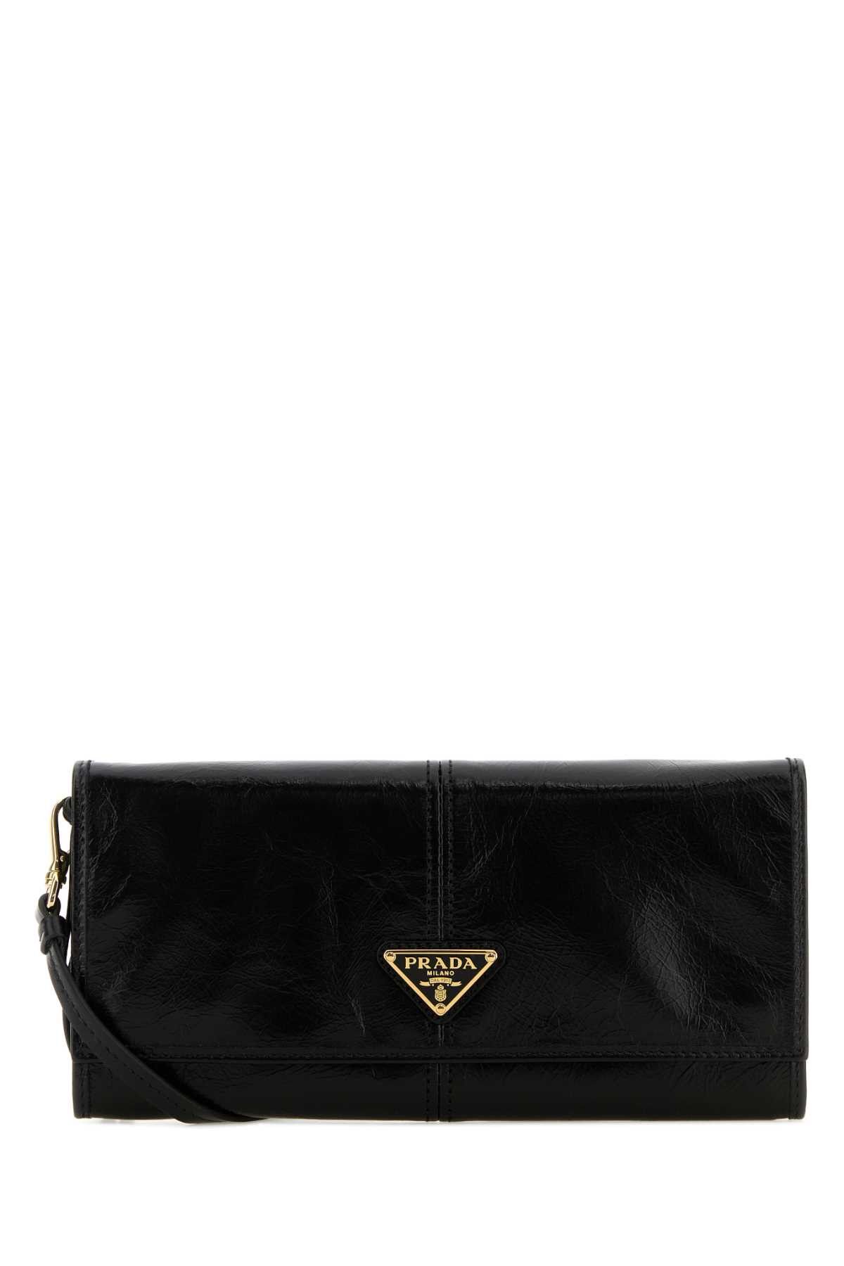 Prada Black Leather Crossbody Bag Size ONE SIZE - 1 Thumbnail