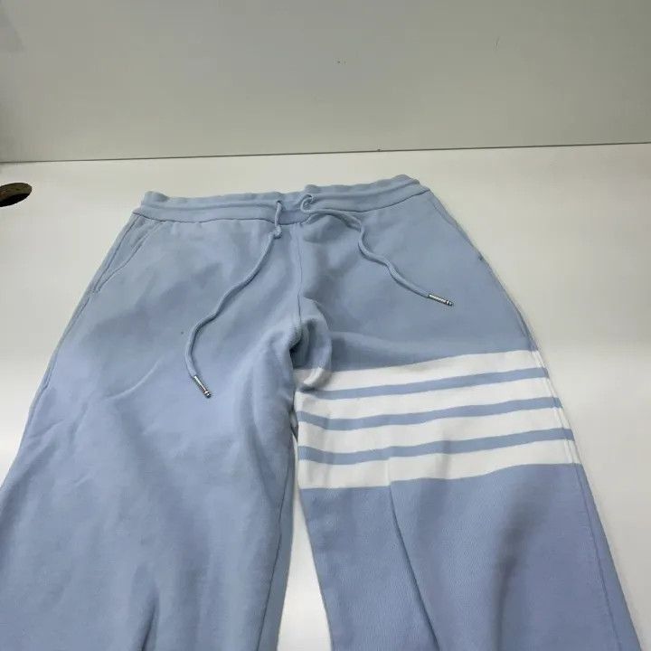 Thom Browne Thom Browne Blue Stripe Drawstring Pants -2507 Size 41" - 2 Thumbnail