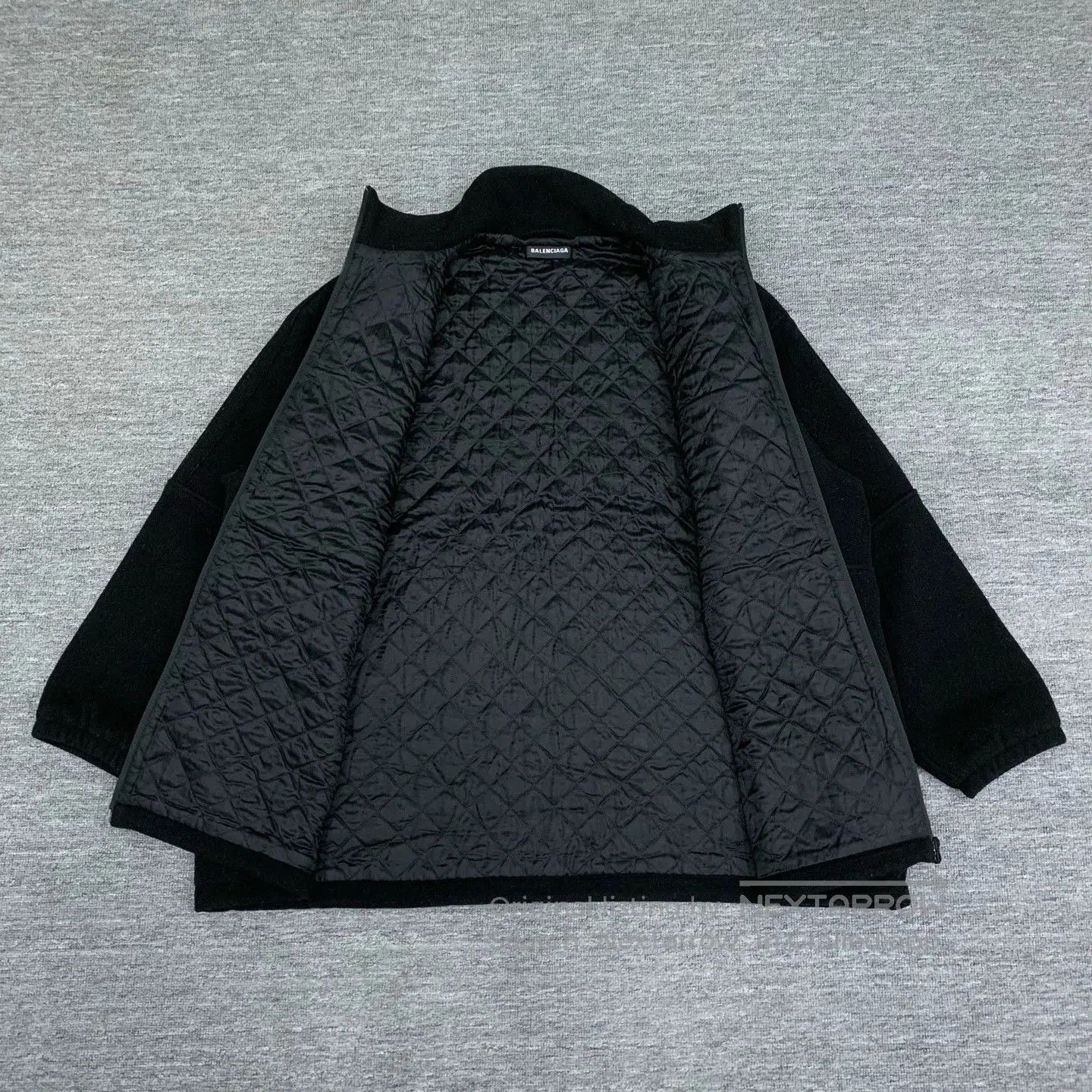Balenciaga Balenciaga Black Logo Wool Blend Jacket. Size US L / EU 52-54 / 3 - 8 Thumbnail