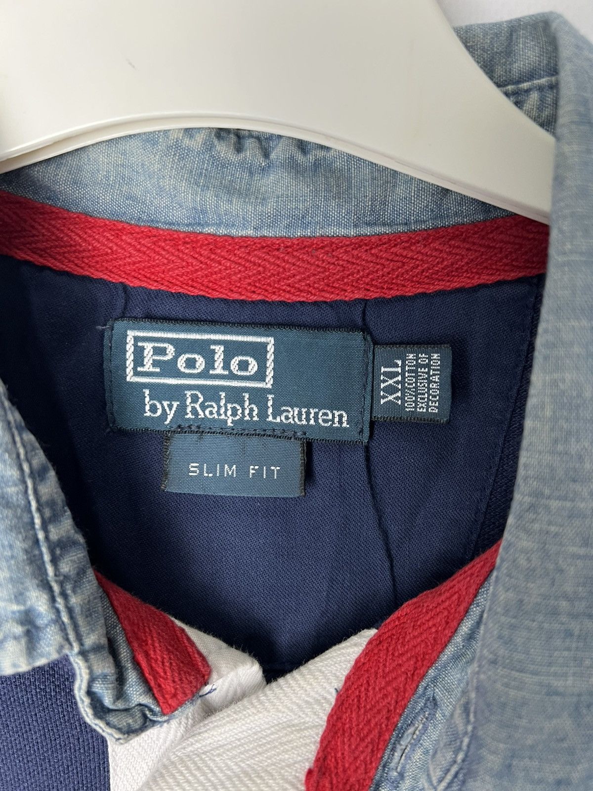 Polo Ralph Lauren Chief Keef Polo Ralph Lauren vintage navy USA big pony Size US XXL / EU 58 / 5 - 5 Thumbnail