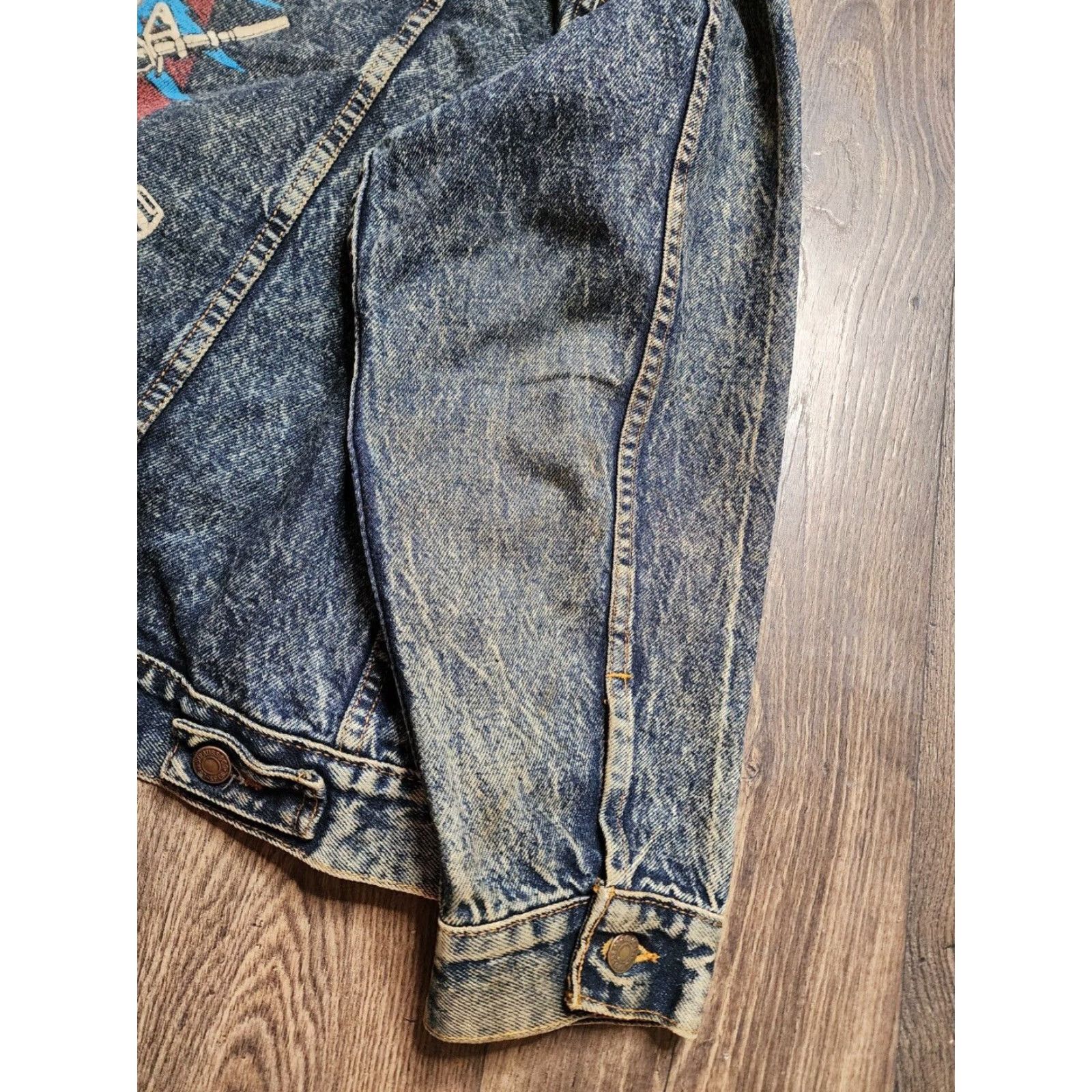 Levi's VINTAGE Levi's Denim Trucker Jacket XL Blue Mens Size US XL / EU 56 / 4 - 5 Thumbnail