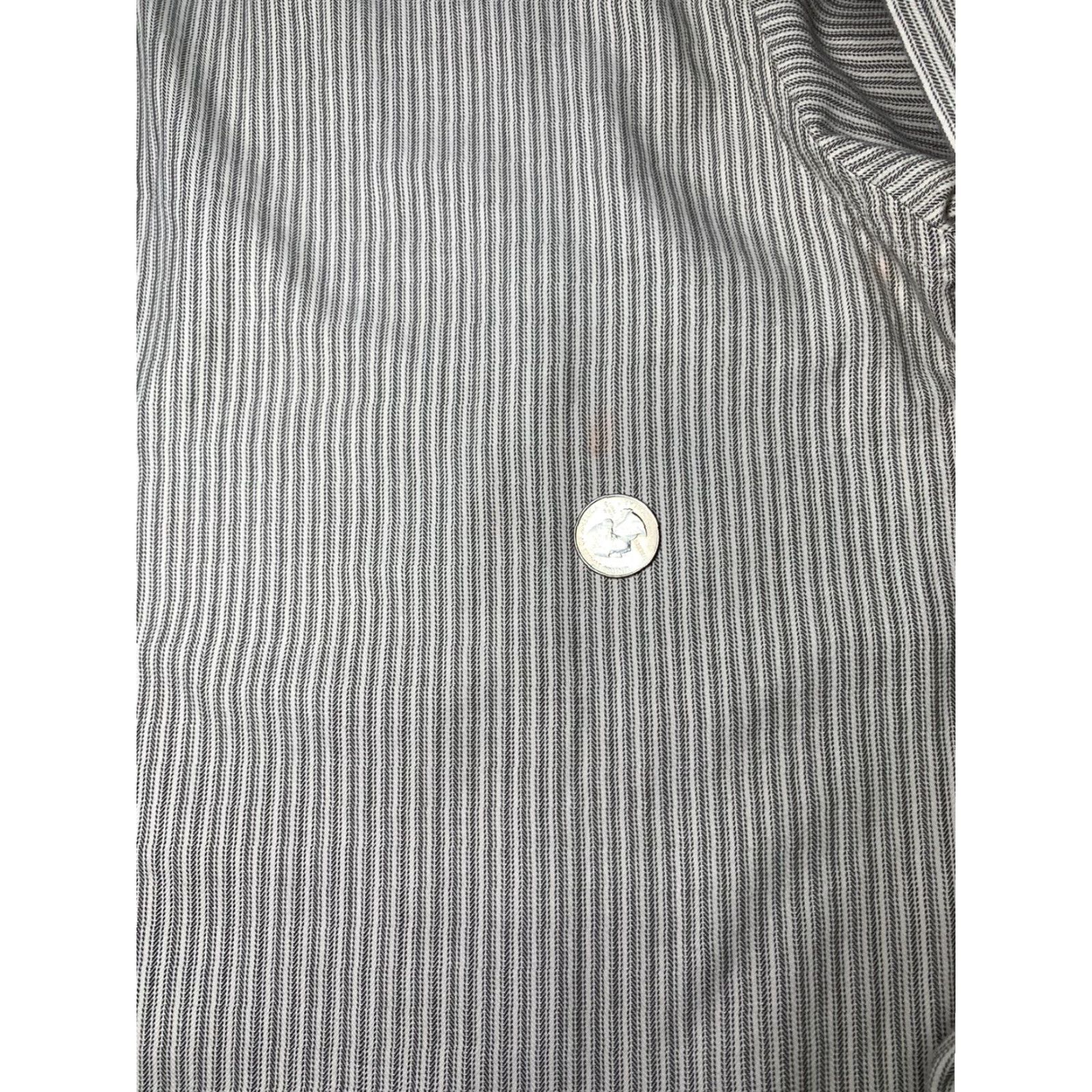 Tommy Hilfiger Tommy Hilfiger Mens Long Sleeve Button-Down Shirt XL Brown White Multicolor Plaid Logo Knit Cotton Regular Collared Business Casual Size US XL / EU 56 / 4 - 7 Thumbnail