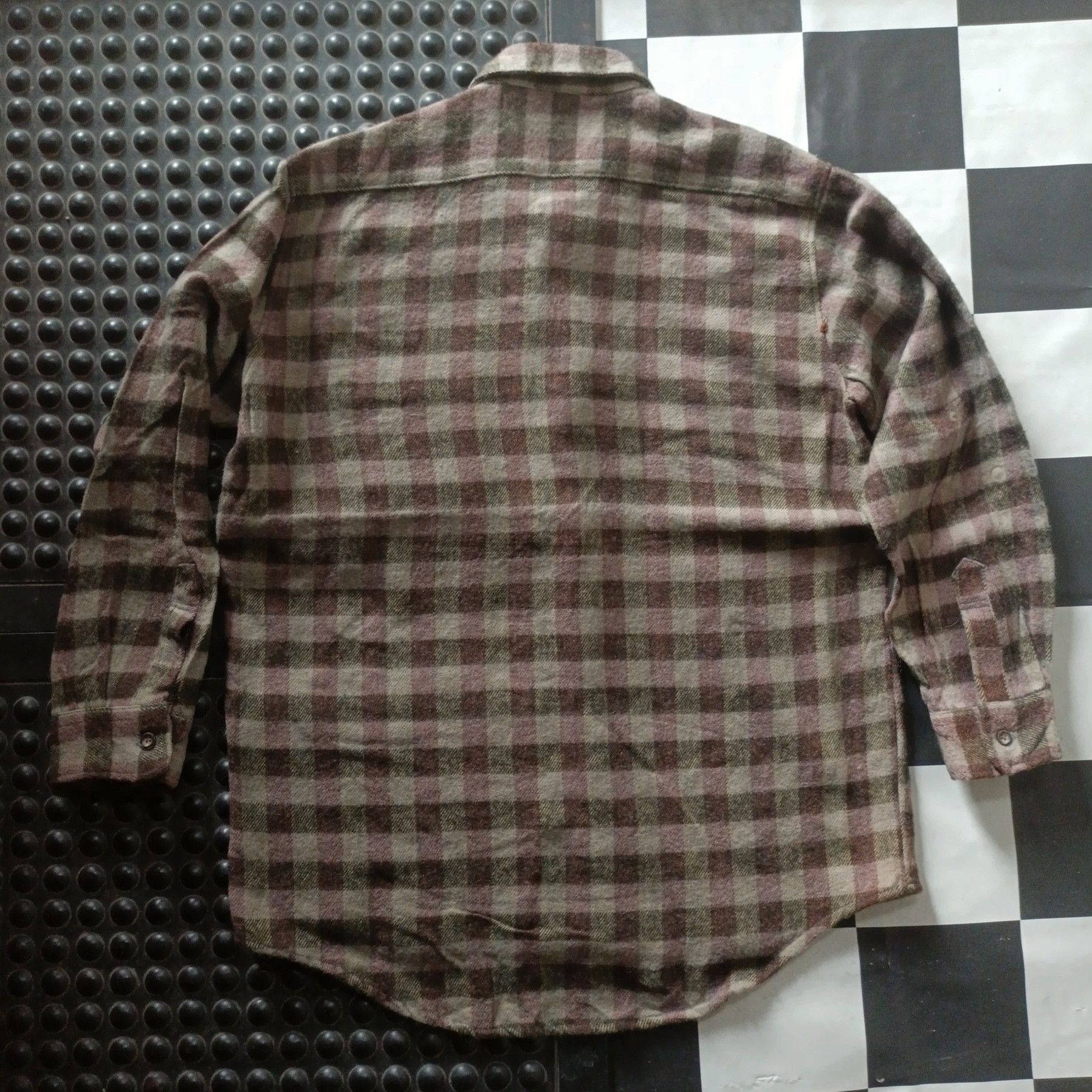 Vintage Flannel Shirt 90s John Calby Size US M / EU 48-50 / 2 - 4 Thumbnail