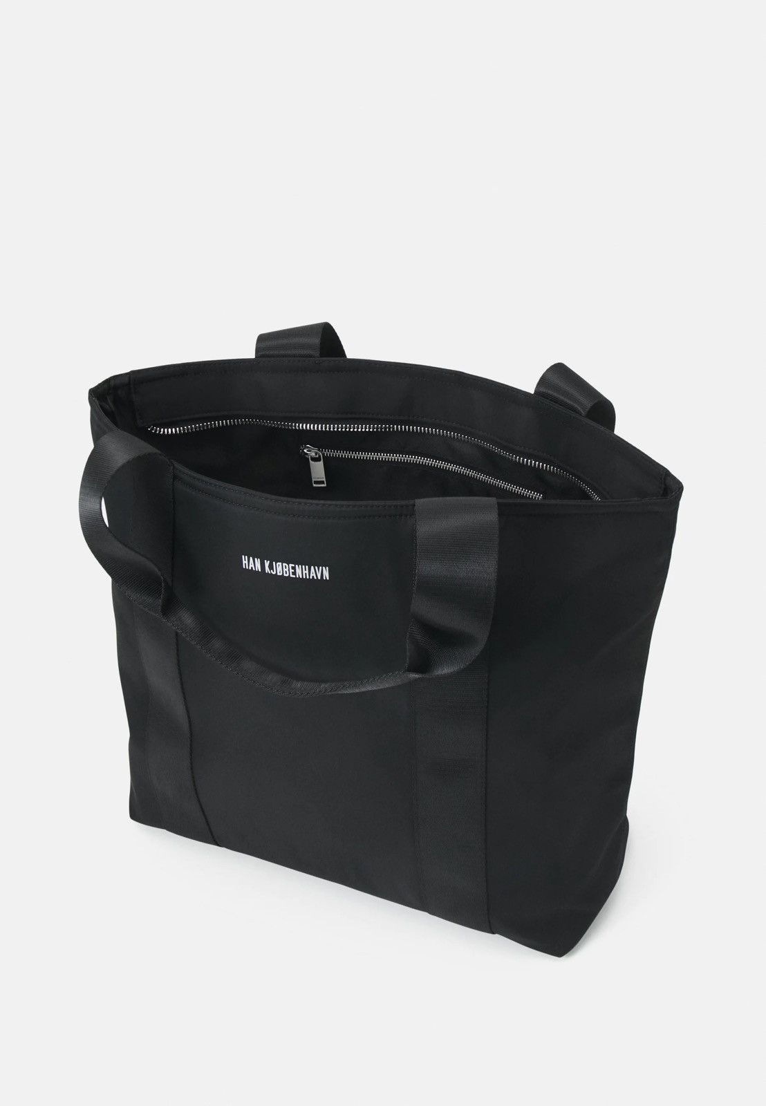 Han Kjobenhavn !DS! SS23 Han Kjobenhavn Small Logo Nylon Black Shooper Bag Size ONE SIZE - 3 Thumbnail