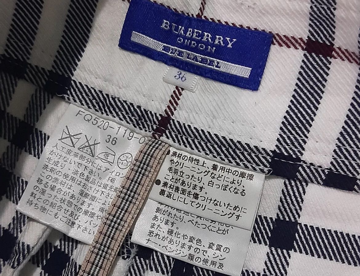 Burberry 2000s Burberry Blue Label Novacheck Short Pants y2k Size US 28 / EU 44 - 4 Thumbnail