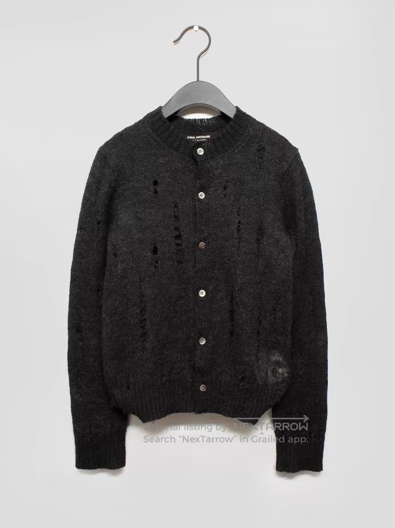 Junya Watanabe Distressed faux two-piece cardigan