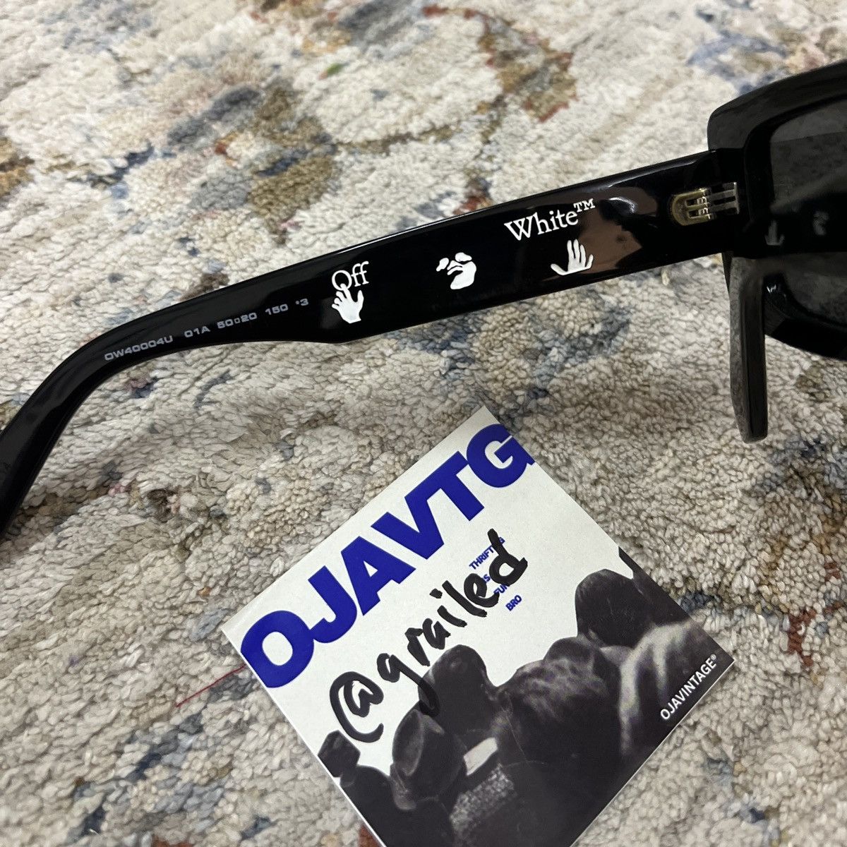 Off-White Off-White Acetate Arthur Square AW20 Size ONE SIZE - 7 Thumbnail