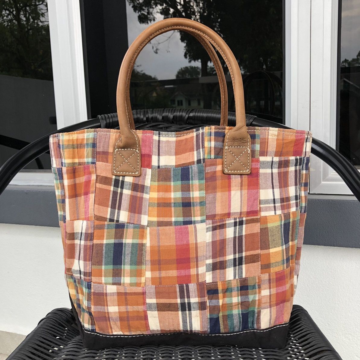 L.L. Bean Vintage L.L.Bean Leather Trim Tote Bag Size ONE SIZE - 2 Thumbnail