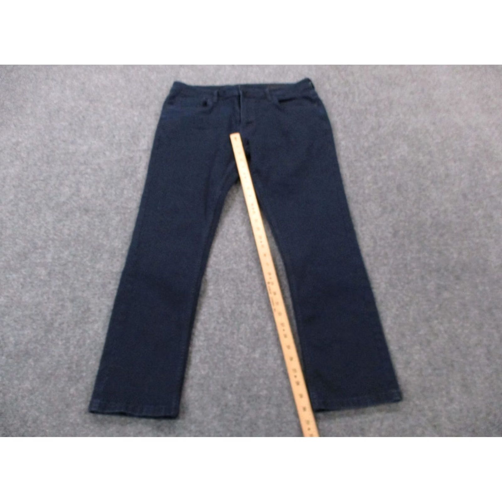 Denime Perfect Jean NYC Jeans Mens 36 X 30 Blue Denim Slim Fit Straight Casual Size US 36 / EU 52 - 3 Thumbnail