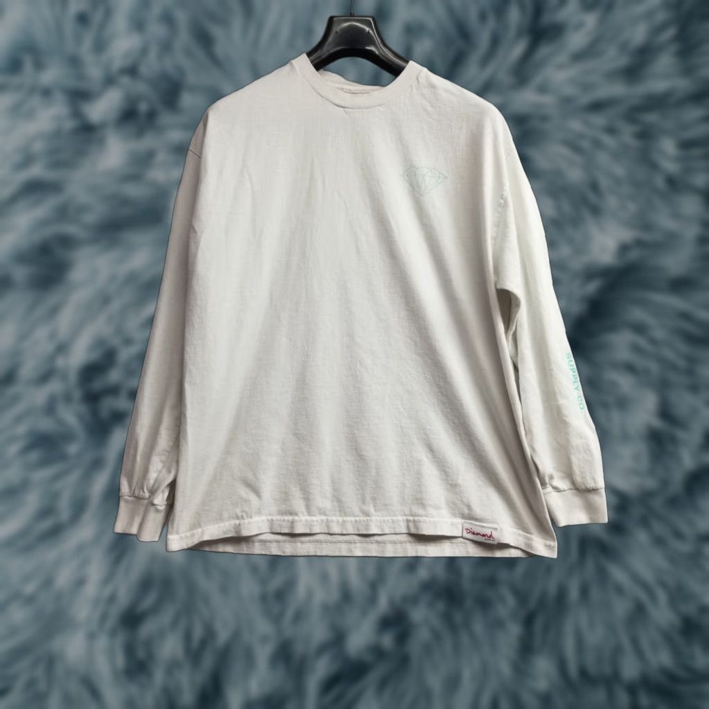Diamond Supply Co. Diamond Supply Co Long Sleeve T-Shirt White XL Men Crewneck Size XL Size US XL / EU 56 / 4 - 1 Thumbnail
