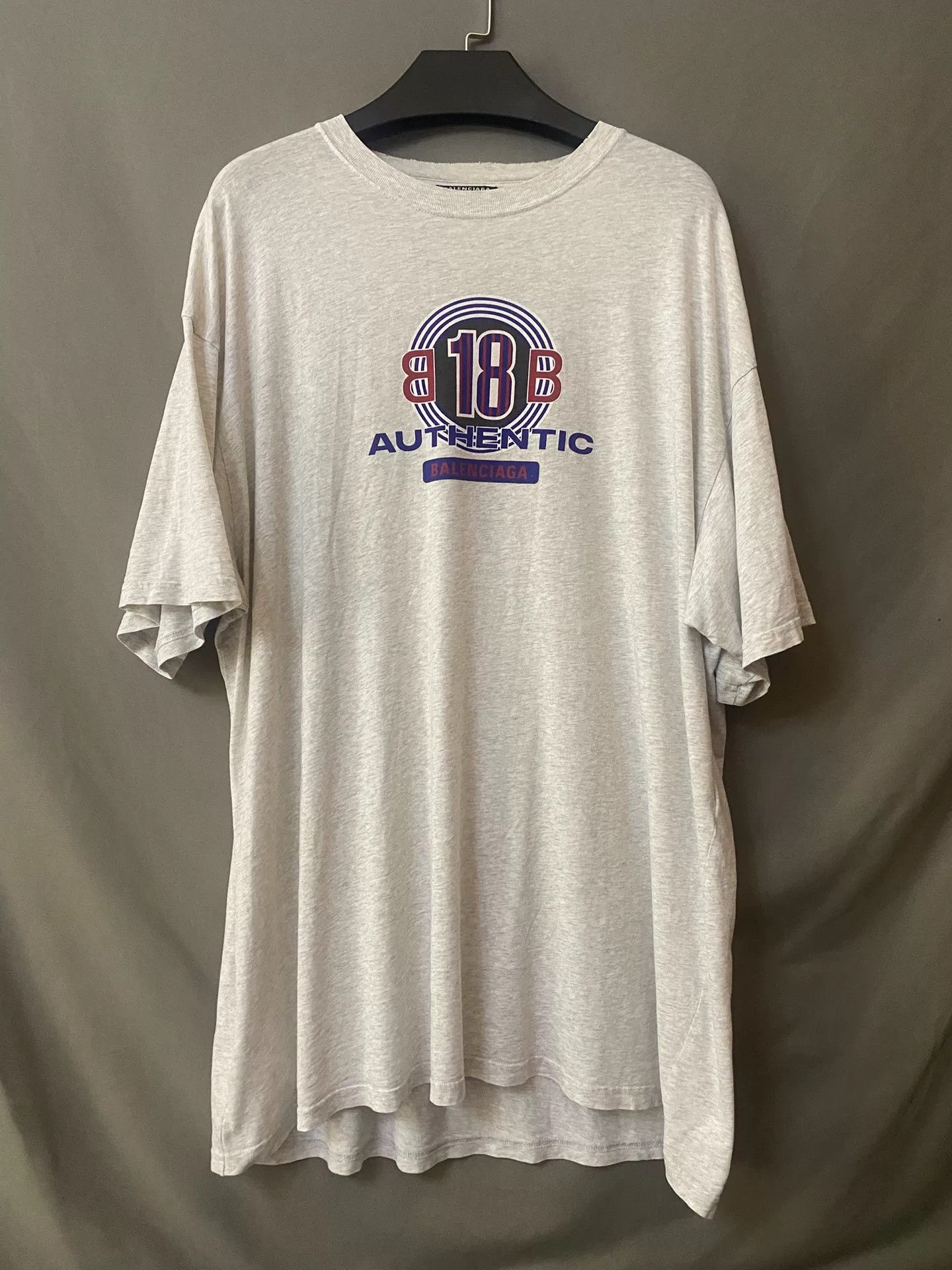 Balenciaga Balenciaga Gray T-Shirt XL Men Size US XL / EU 56 / 4 - 1 Thumbnail