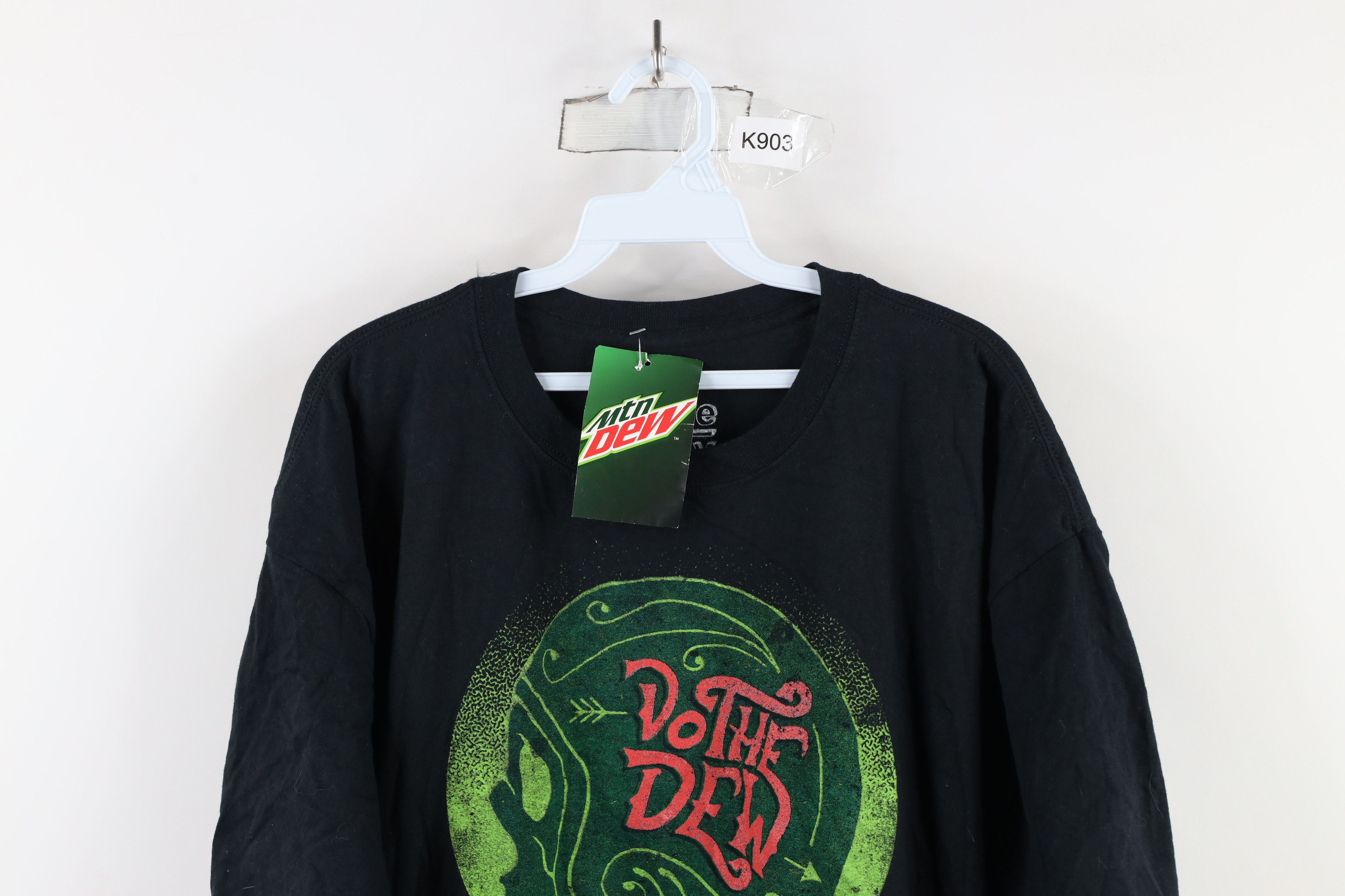 Vintage Deadstock Vintage Y2K Mountain Dew Do The Dew Skull T-Shirt Size US XXL / EU 58 / 5 - 2 Thumbnail
