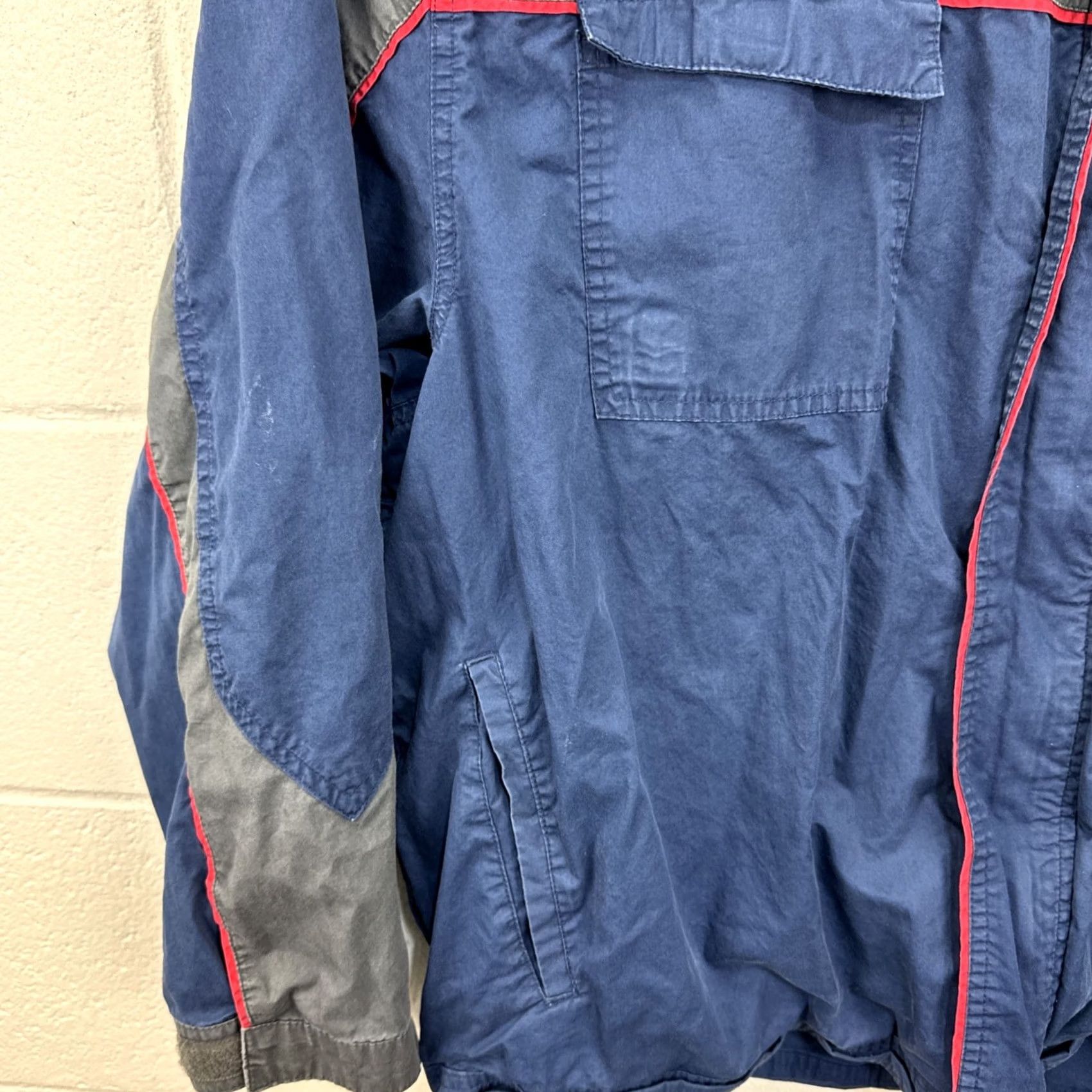 Vintage VINTAGE Toyota Mechanic Employee Work Jacket Blue Grey Mens XL Zip Up Direct Jacket Size US XL / EU 56 / 4 - 6 Thumbnail