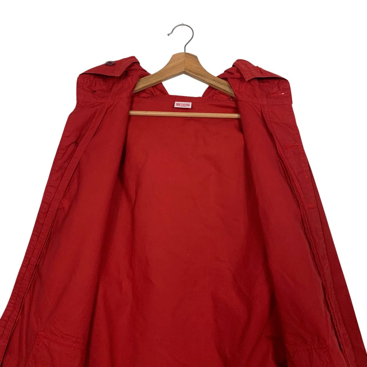 Vintage 90s Vintage HIGH QUALITY FABRIC Hooded Jacket #2680-C120 Size US M / EU 48-50 / 2 - 13 Thumbnail