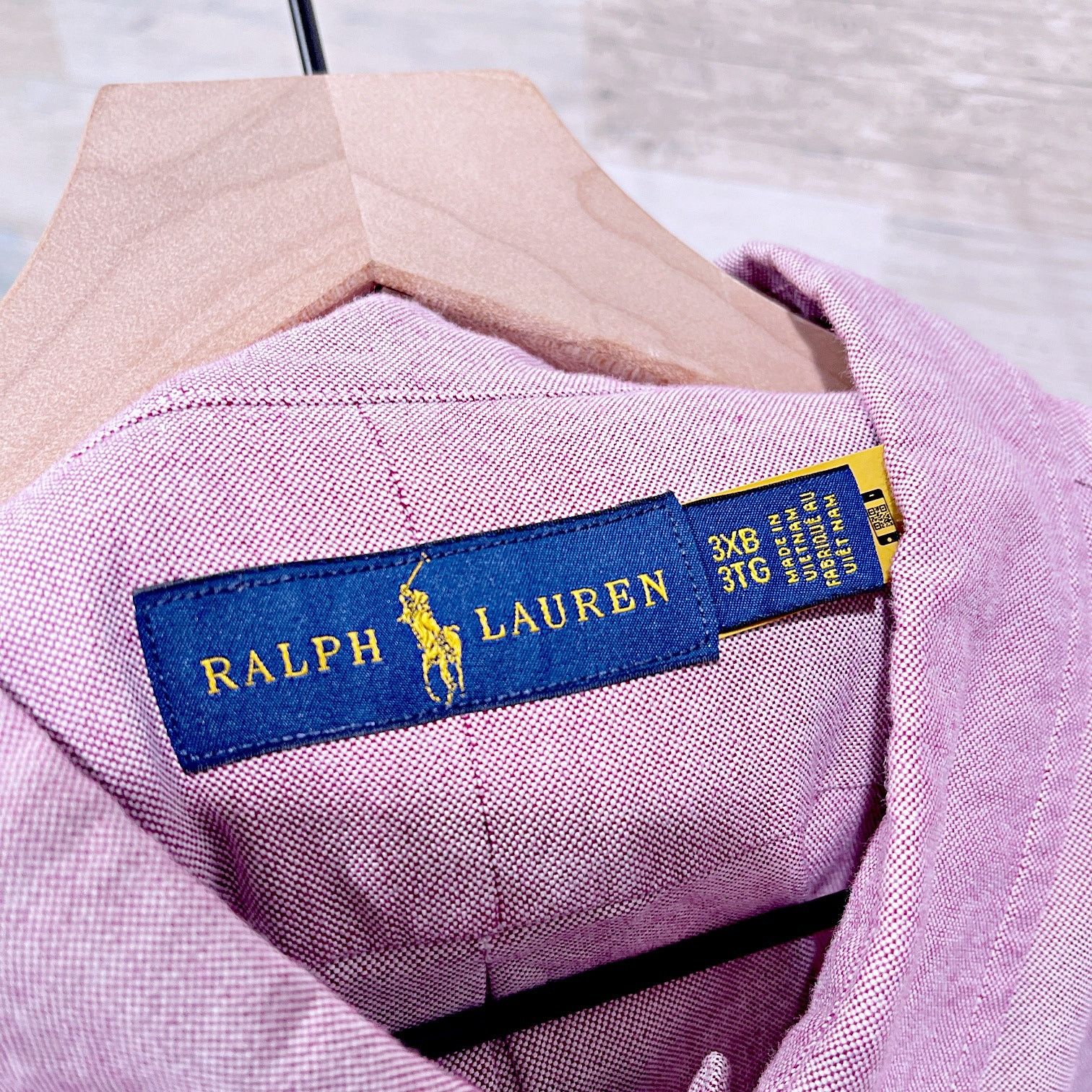 Ralph Lauren Ralph Lauren Oxford Button Down Shirt Red Mens 3XB 3X Big Size US XXL / EU 58 / 5 - 5 Thumbnail