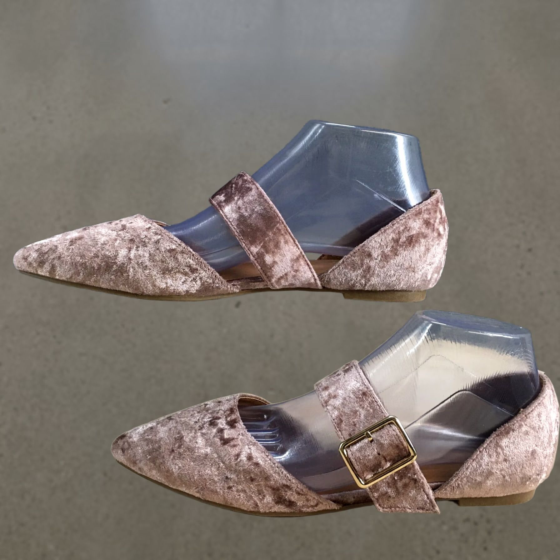 Vintage American Eagles Womens Mary Jane Comfort Pink Fabric Buckle Straps Shoes Size ONE SIZE - 1 Thumbnail